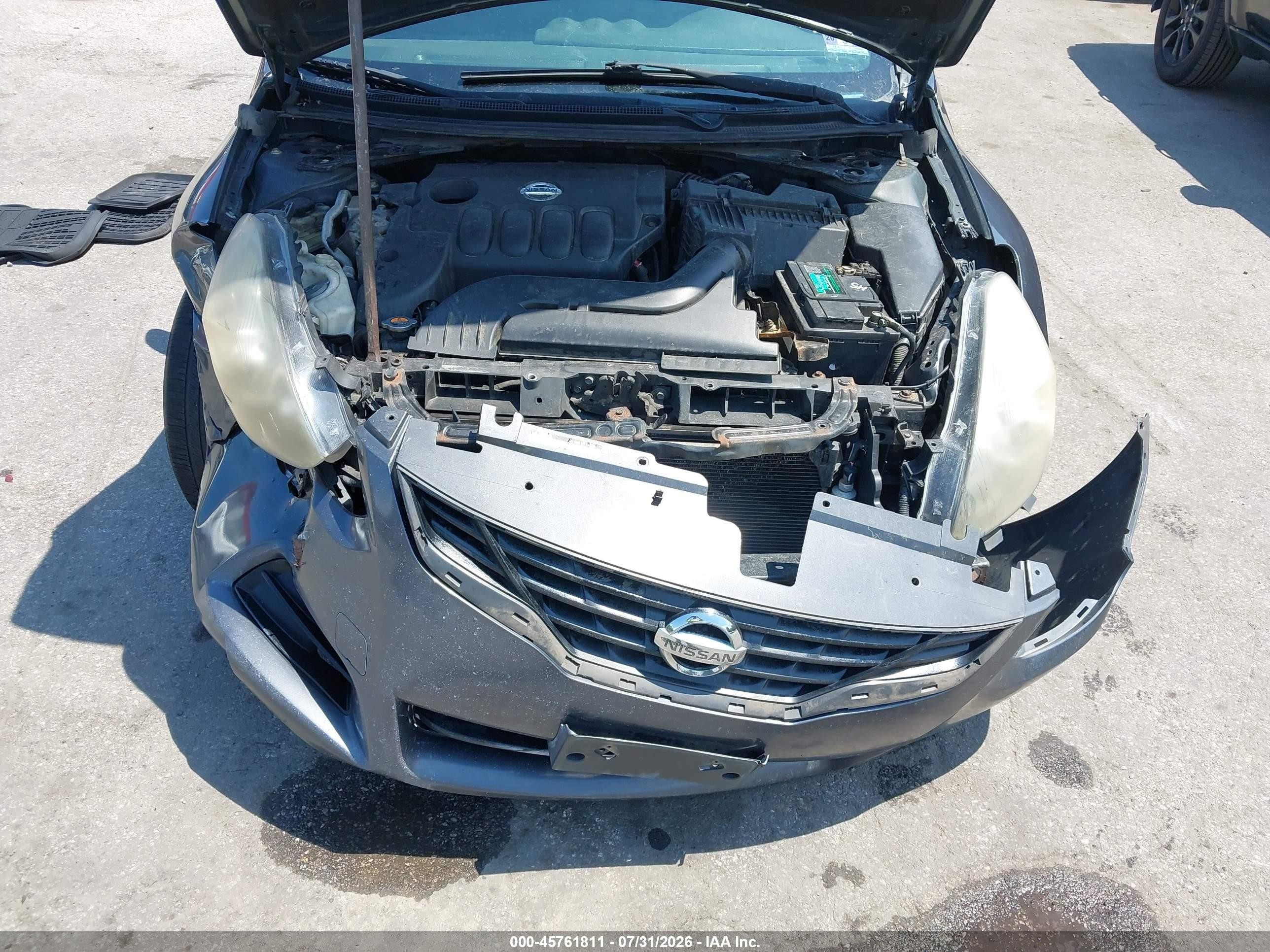 2011 Nissan Altima 2.5 S Gray vin: 1N4AL2EP0BC136732