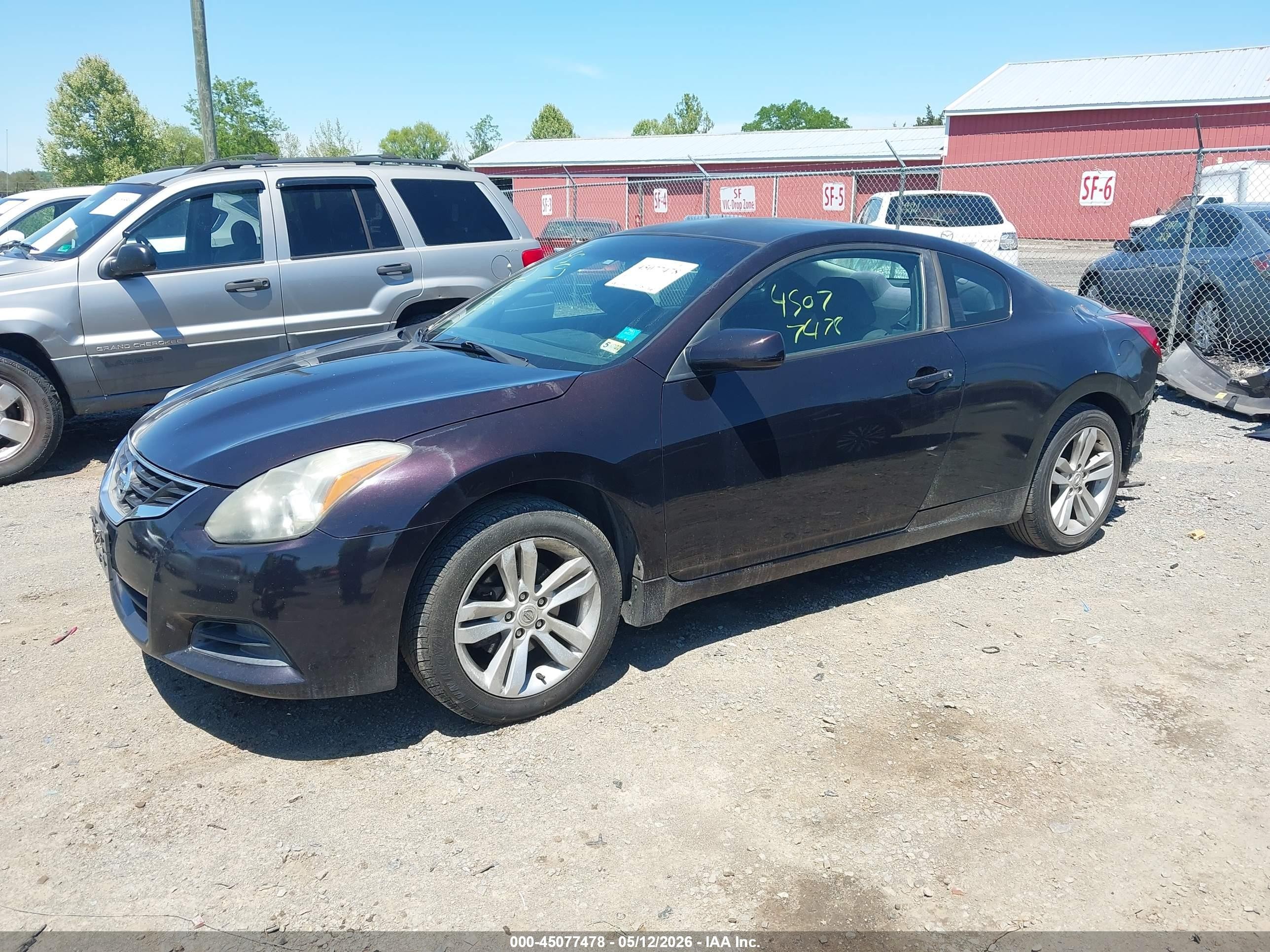 2011 Nissan Altima 2.5 S Maroon vin: 1N4AL2EP0BC141333