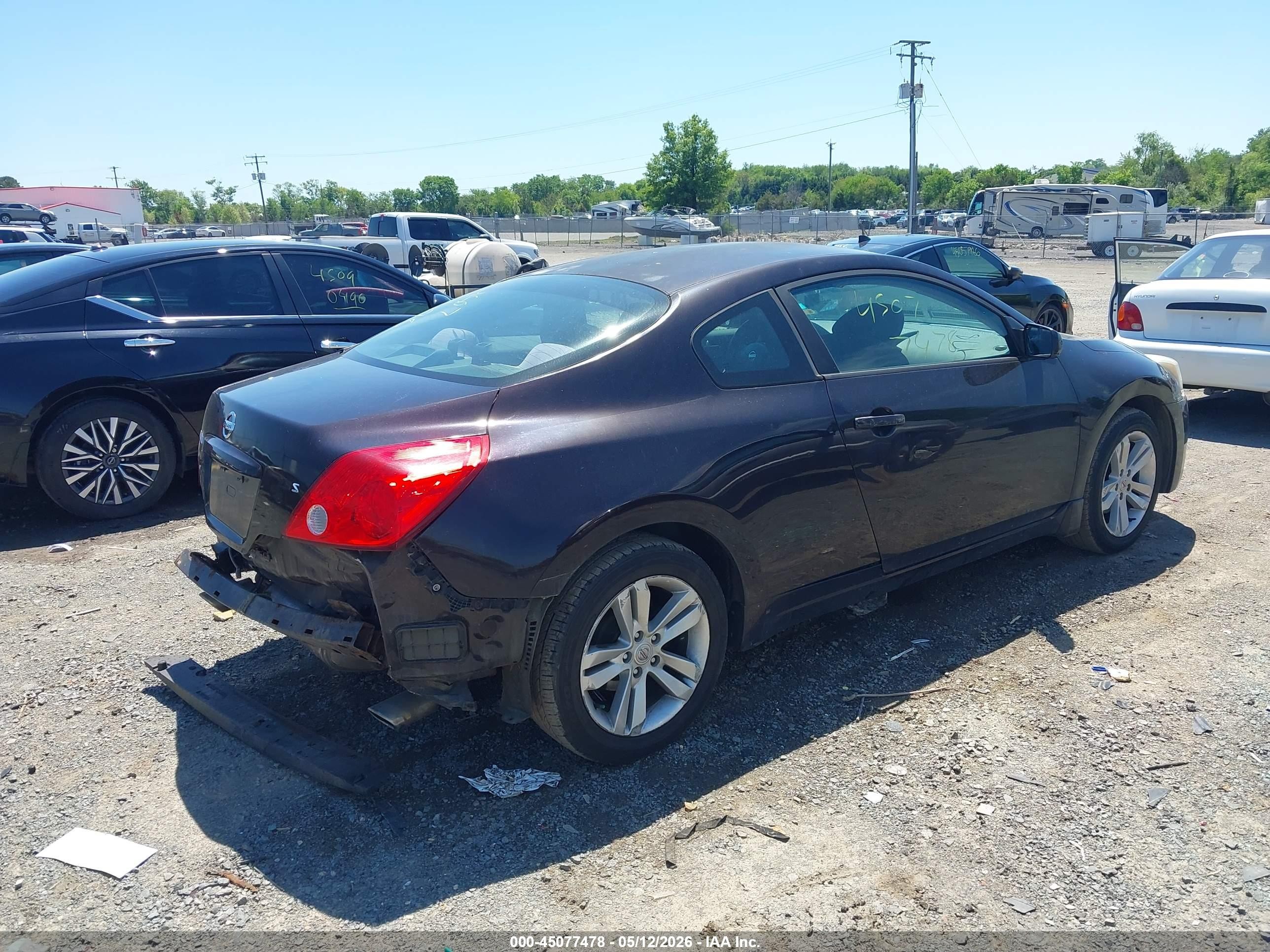 2011 Nissan Altima 2.5 S Maroon vin: 1N4AL2EP0BC141333