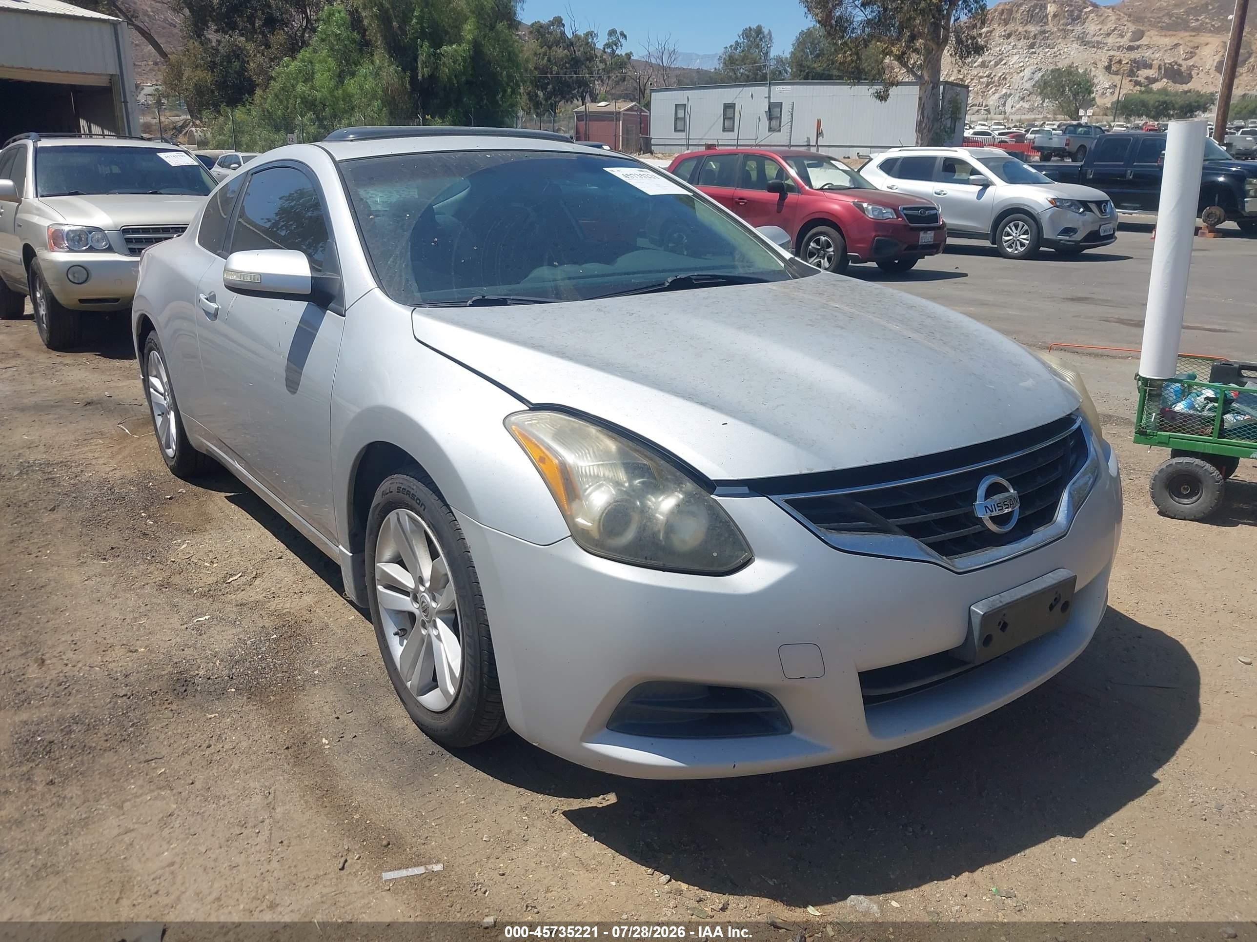 2011 Nissan Altima 2.5 S Silver vin: 1N4AL2EP0BC176566