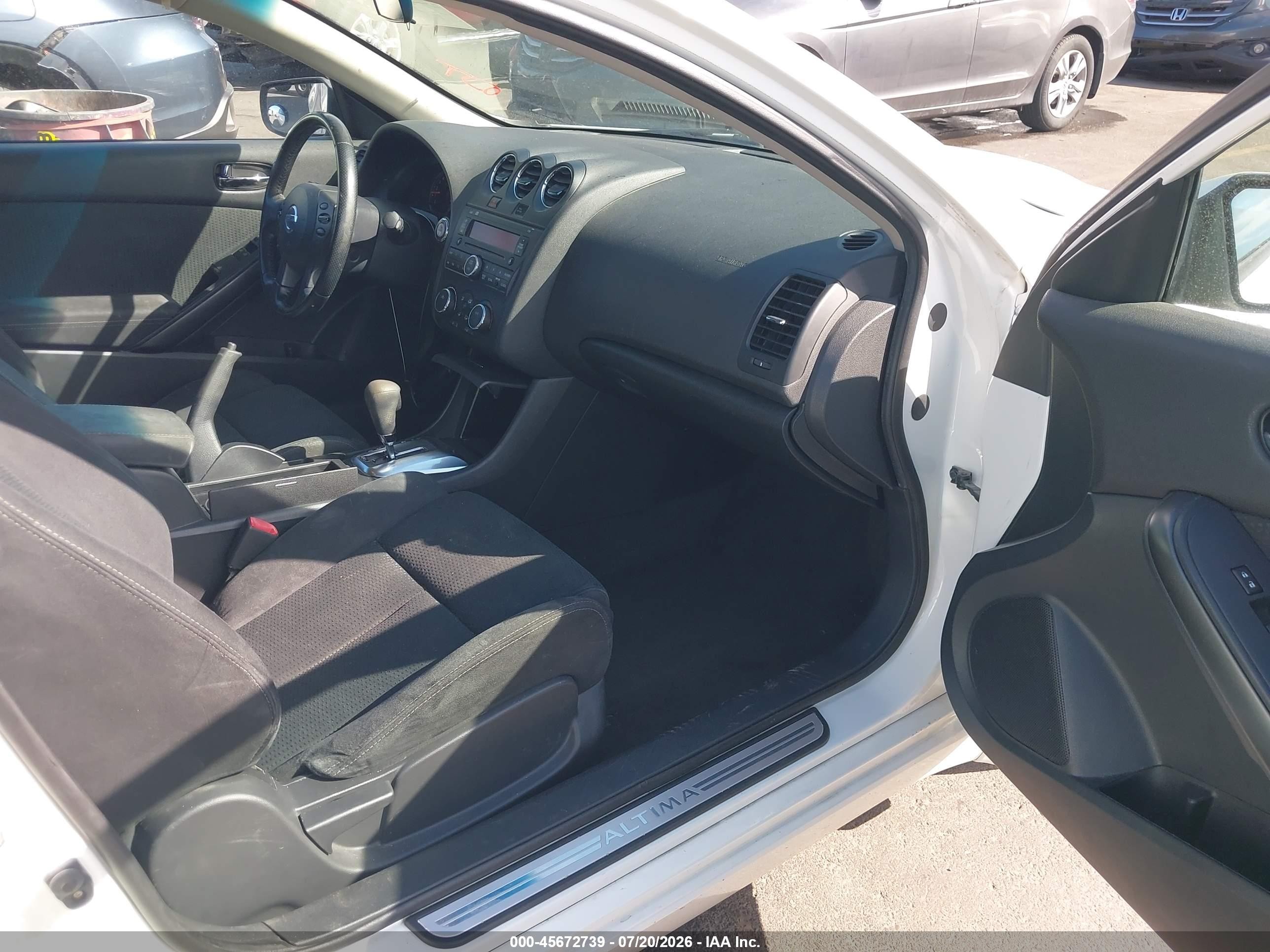 2012 Nissan Altima 2.5 S White vin: 1N4AL2EP0CC164113
