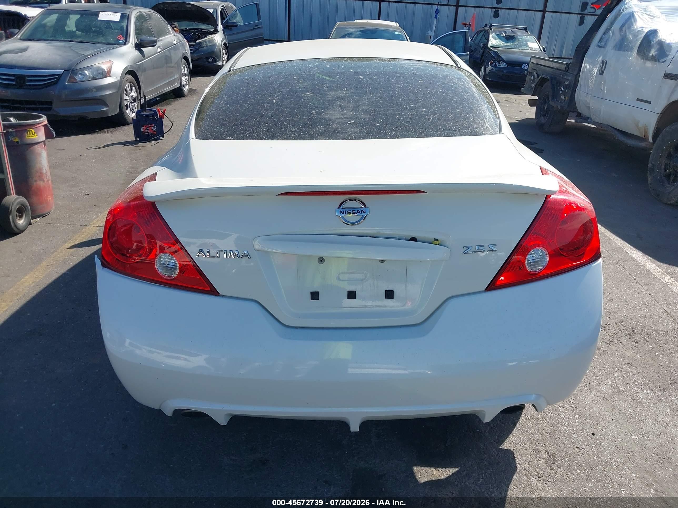 2012 Nissan Altima 2.5 S White vin: 1N4AL2EP0CC164113