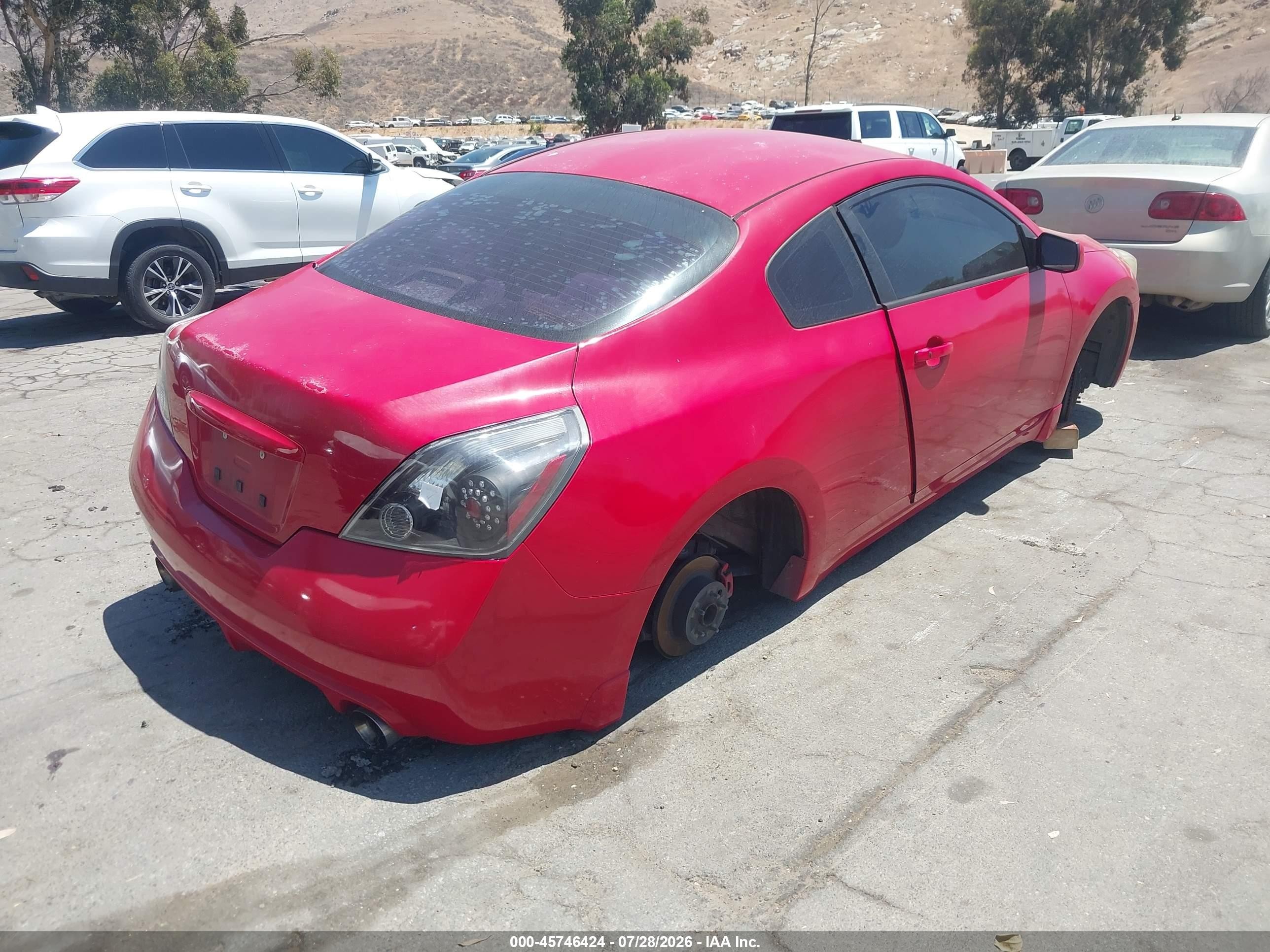 2012 Nissan Altima 2.5 S Красный vin: 1N4AL2EP0CC185544