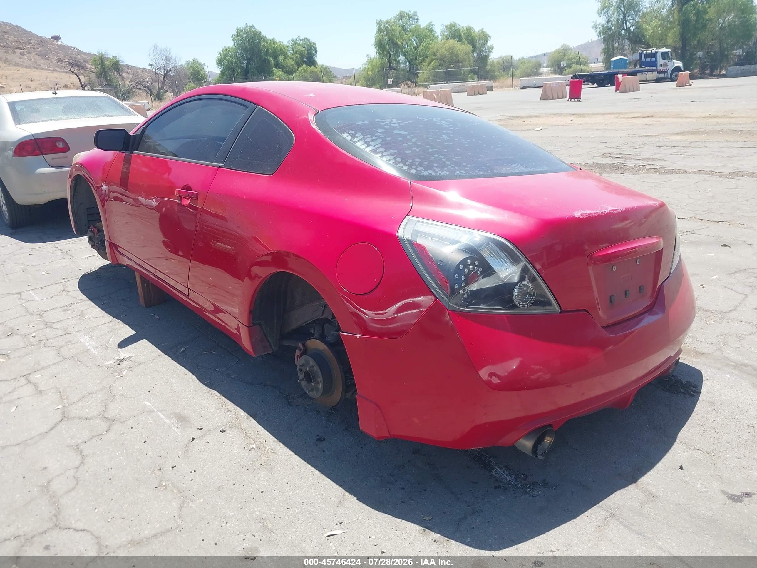 2012 Nissan Altima 2.5 S Красный vin: 1N4AL2EP0CC185544