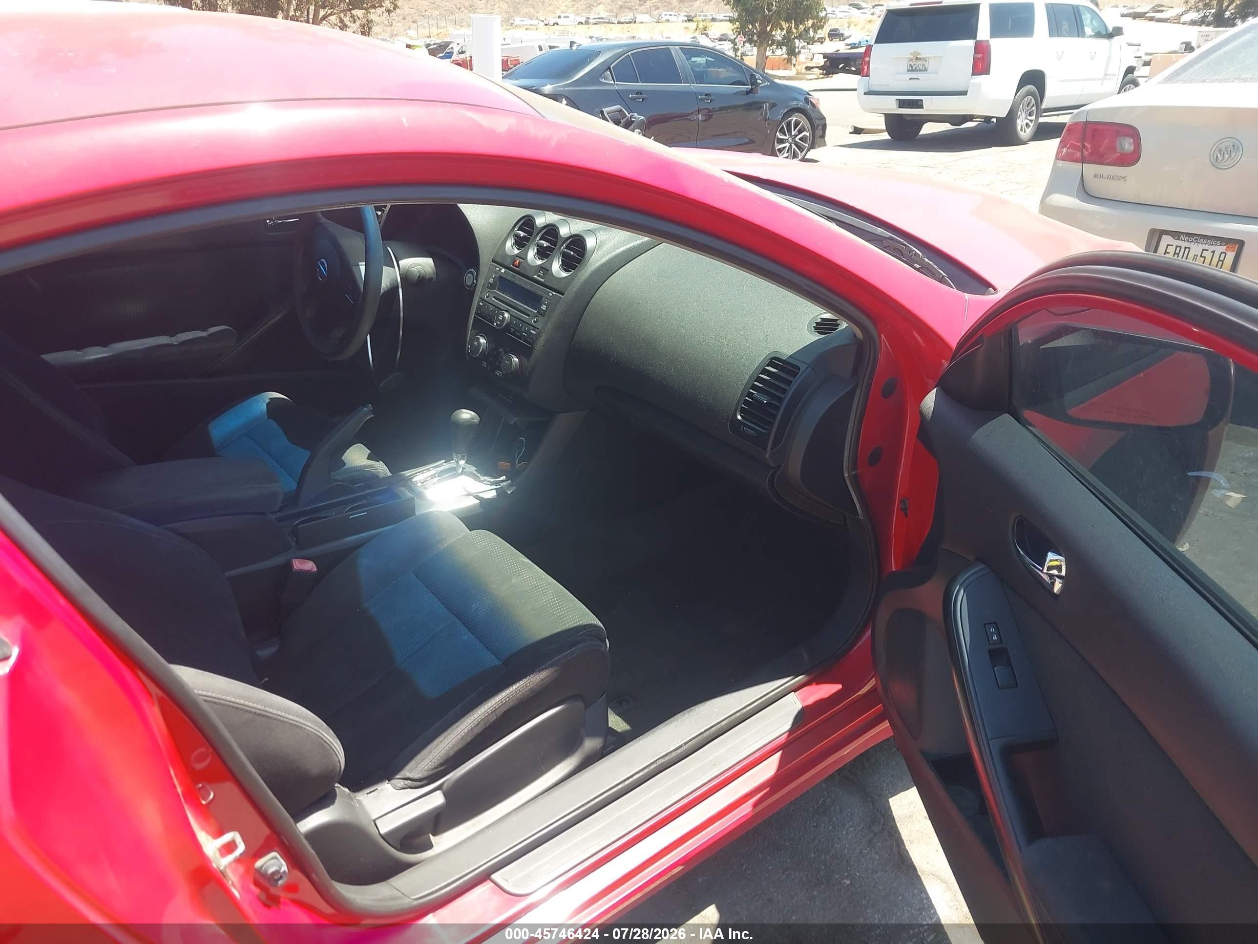 2012 Nissan Altima 2.5 S Красный vin: 1N4AL2EP0CC185544