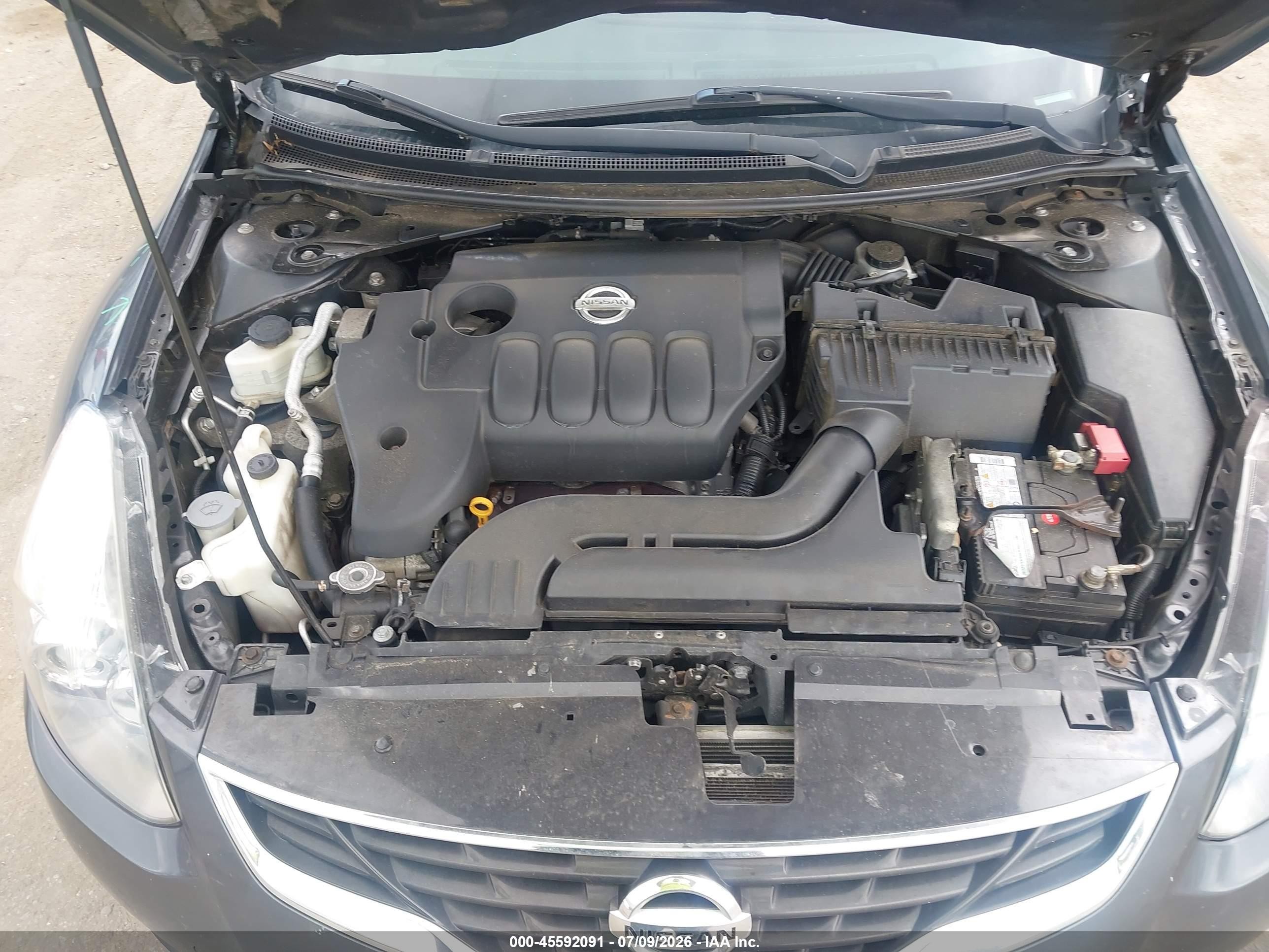 2013 Nissan Altima 2.5 S Gray vin: 1N4AL2EP0DC182581