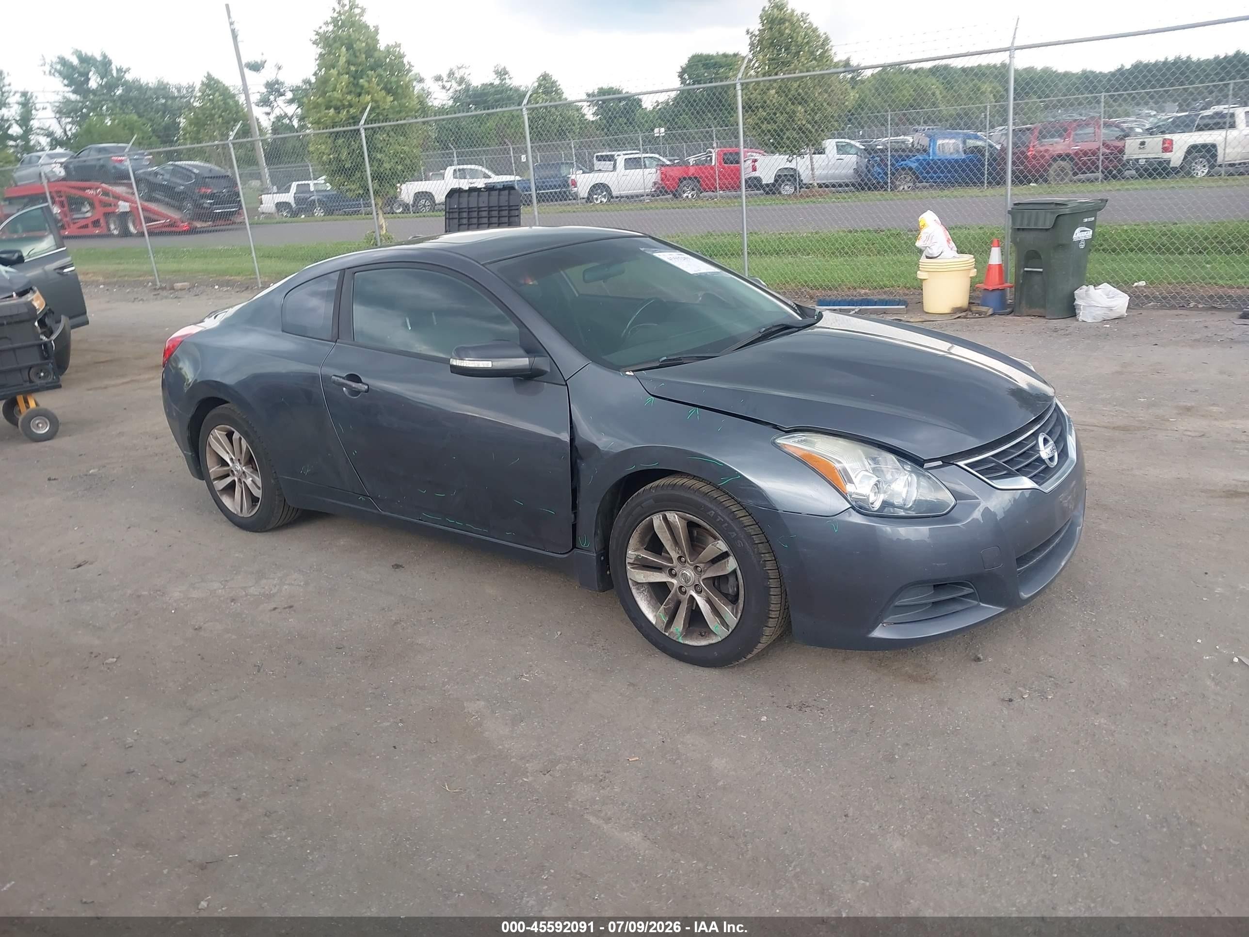 2013 Nissan Altima 2.5 S Gray vin: 1N4AL2EP0DC182581