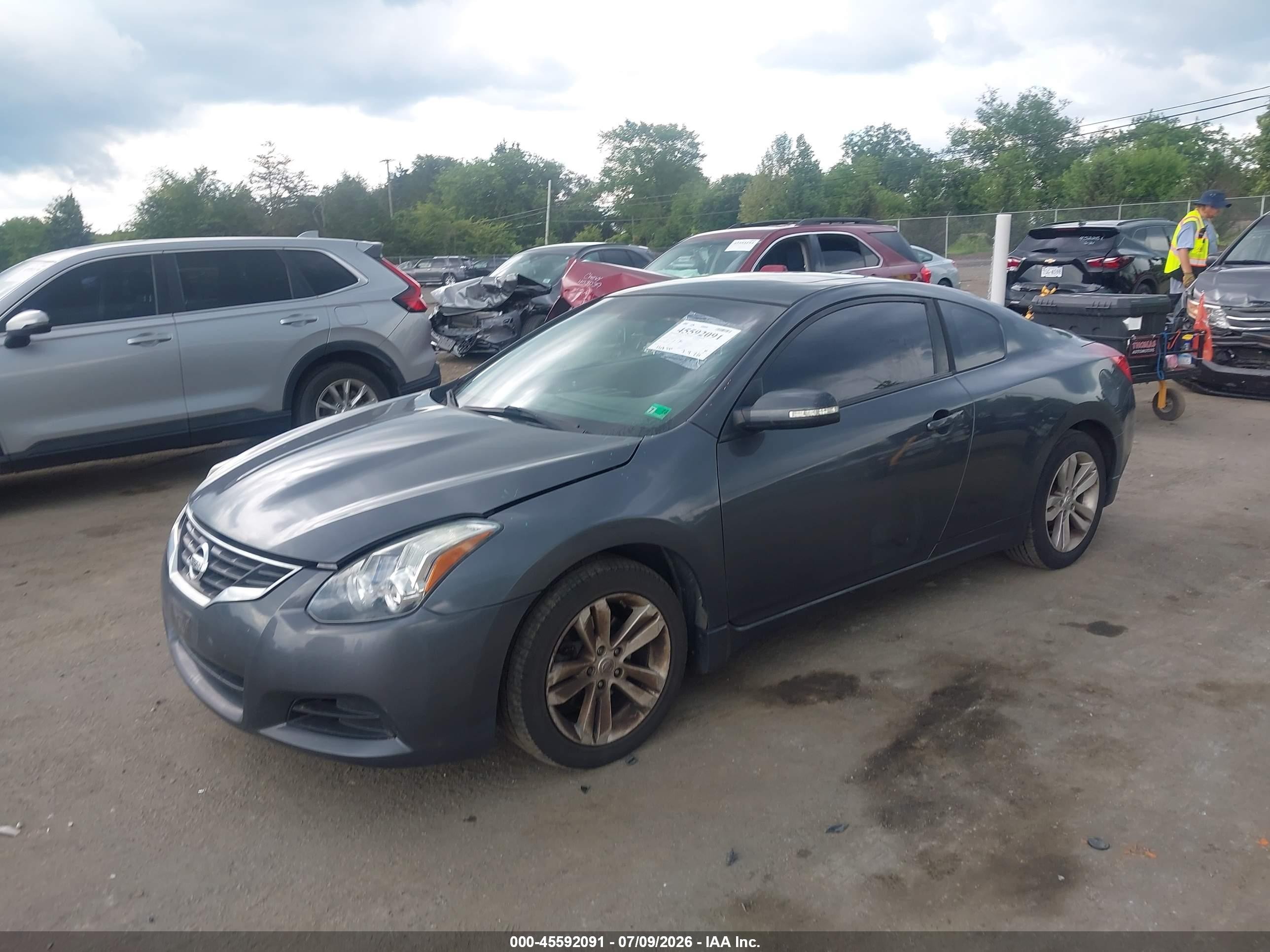2013 Nissan Altima 2.5 S Gray vin: 1N4AL2EP0DC182581