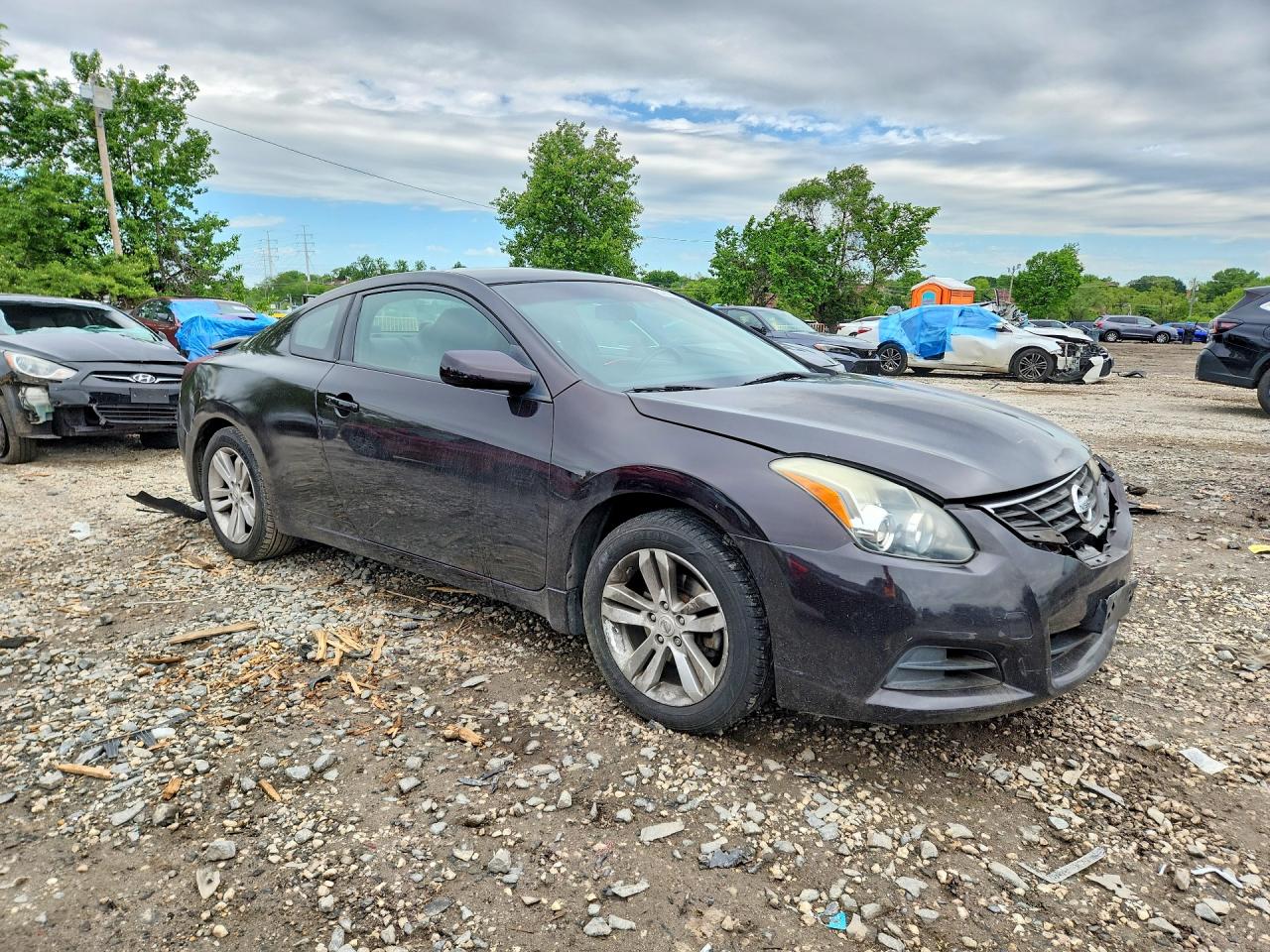 2013 Nissan Altima S Black vin: 1N4AL2EP0DC197310