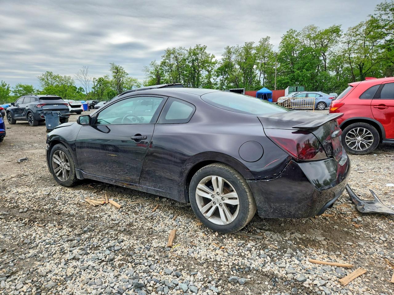 2013 Nissan Altima S Black vin: 1N4AL2EP0DC197310