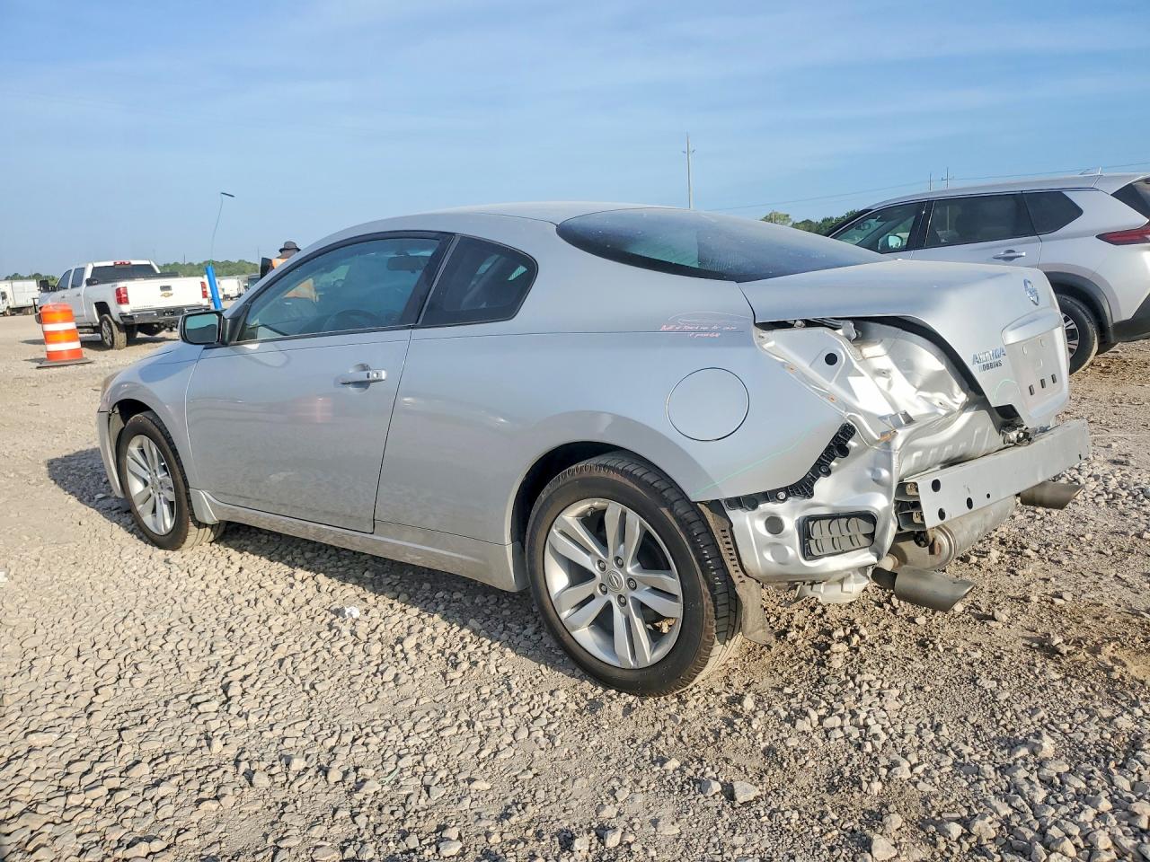 2013 Nissan Altima S Silver vin: 1N4AL2EP0DC198067
