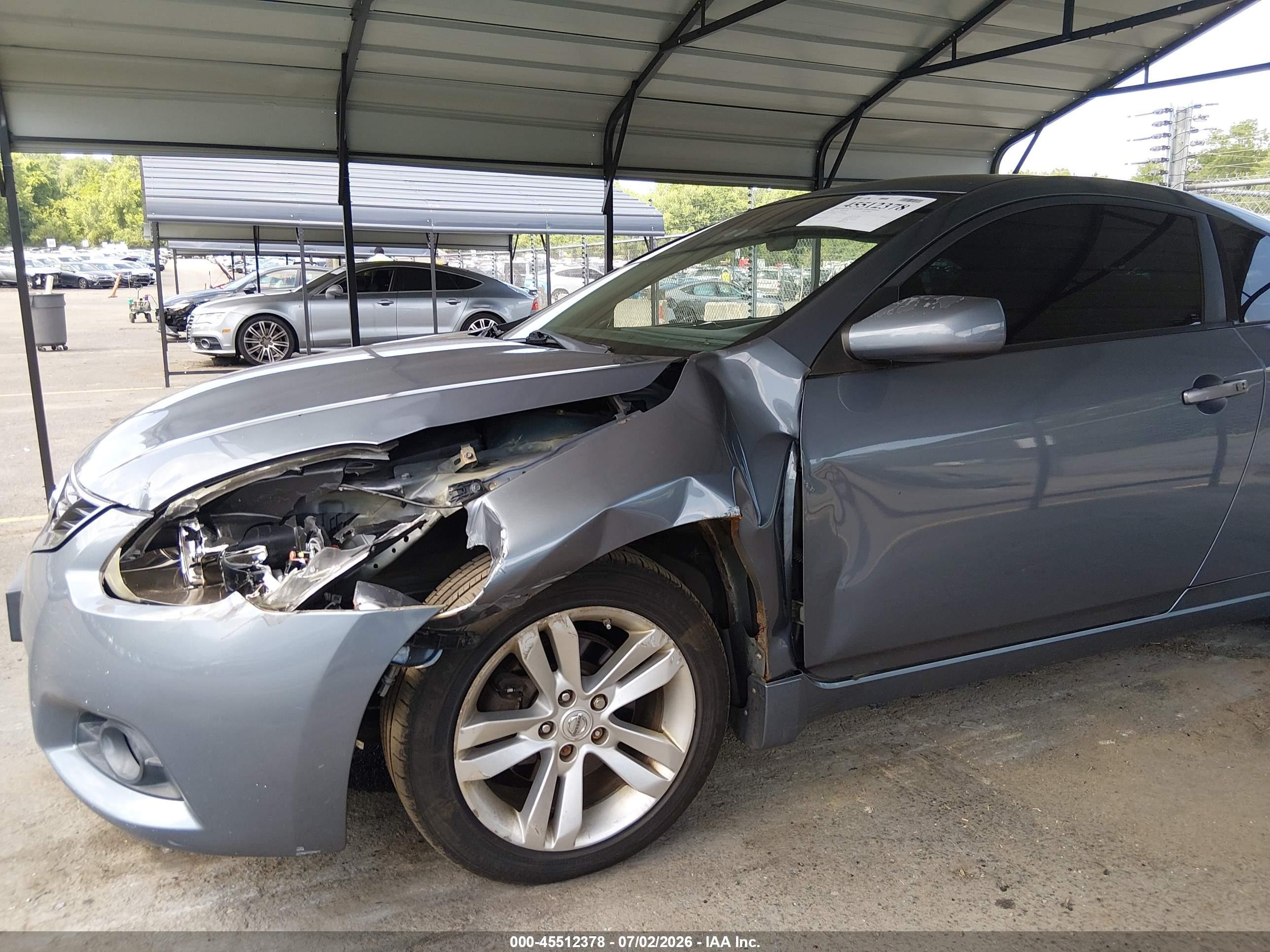 2010 Nissan Altima 2.5 S Light Blue vin: 1N4AL2EP1AC126340