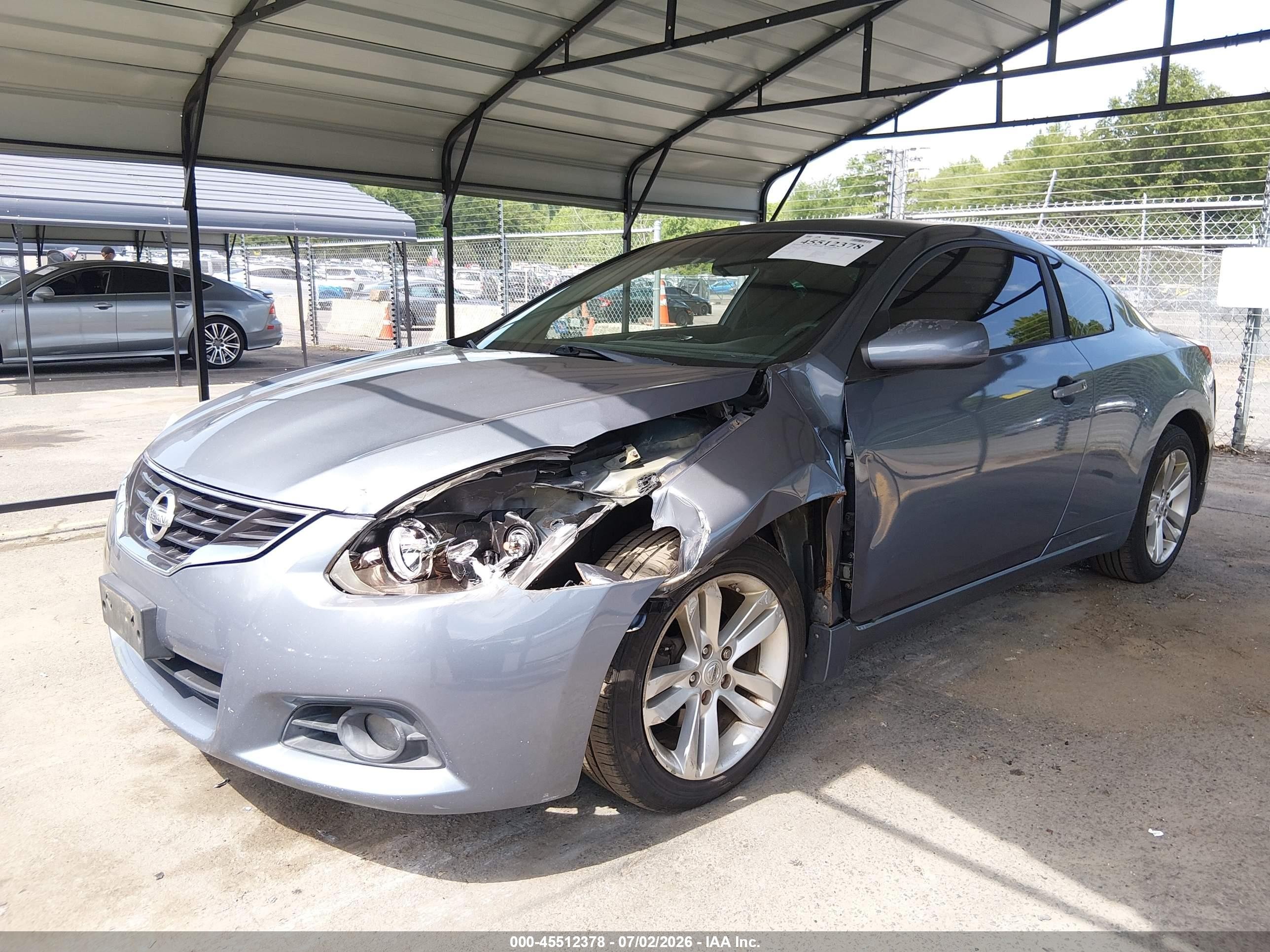 2010 Nissan Altima 2.5 S Light Blue vin: 1N4AL2EP1AC126340