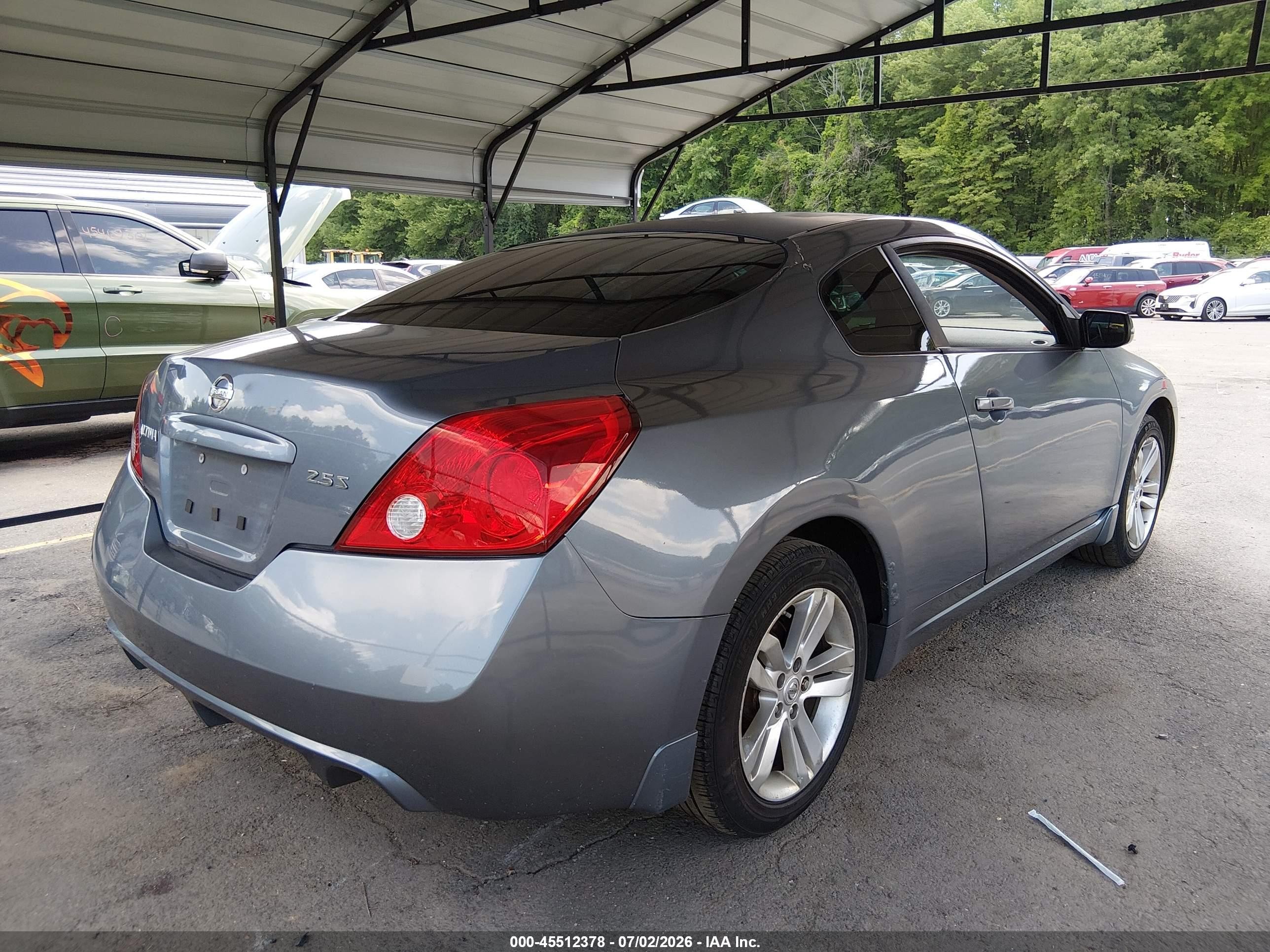 2010 Nissan Altima 2.5 S Light Blue vin: 1N4AL2EP1AC126340
