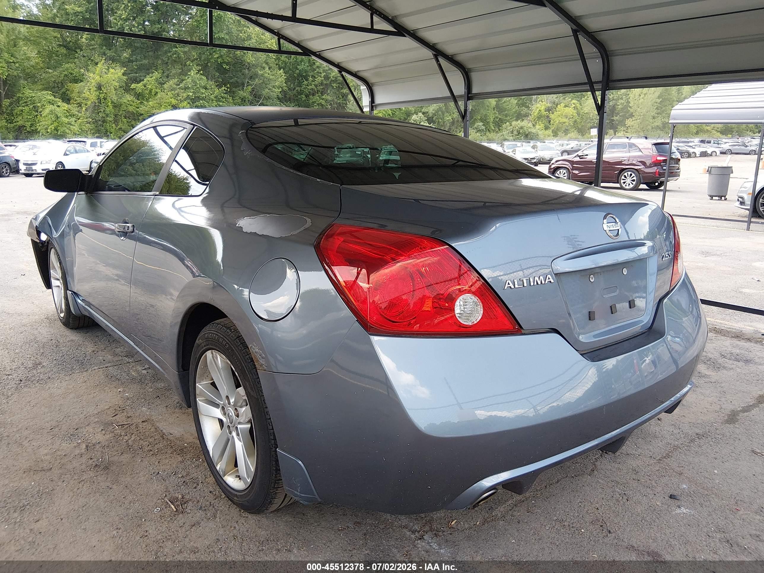 2010 Nissan Altima 2.5 S Light Blue vin: 1N4AL2EP1AC126340