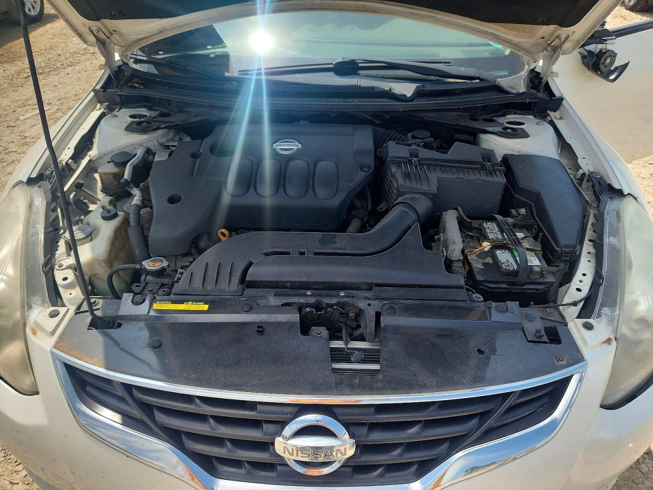 2010 Nissan Altima S White vin: 1N4AL2EP1AC156969