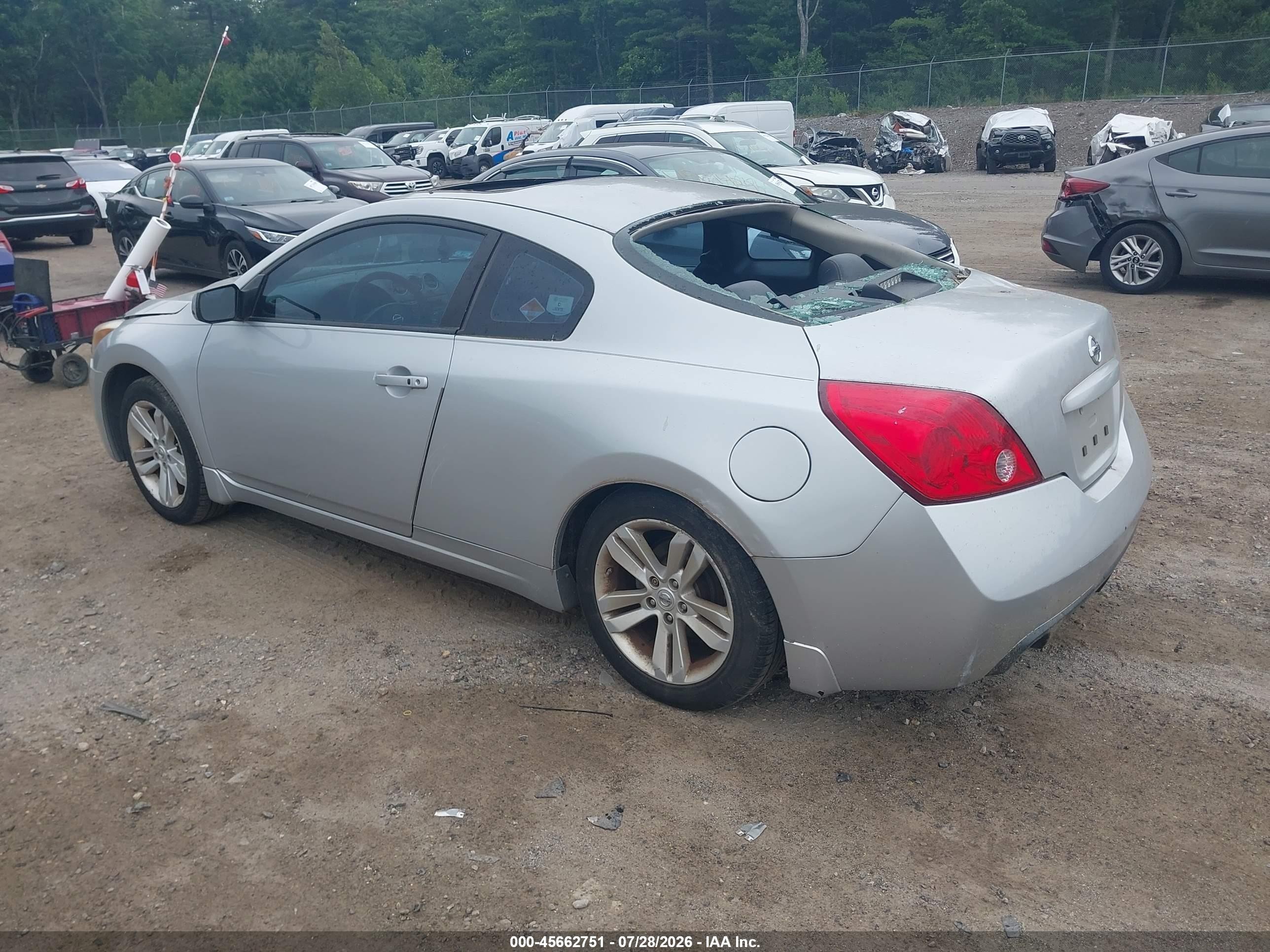 2010 Nissan Altima 2.5 S Silver vin: 1N4AL2EP1AC180897
