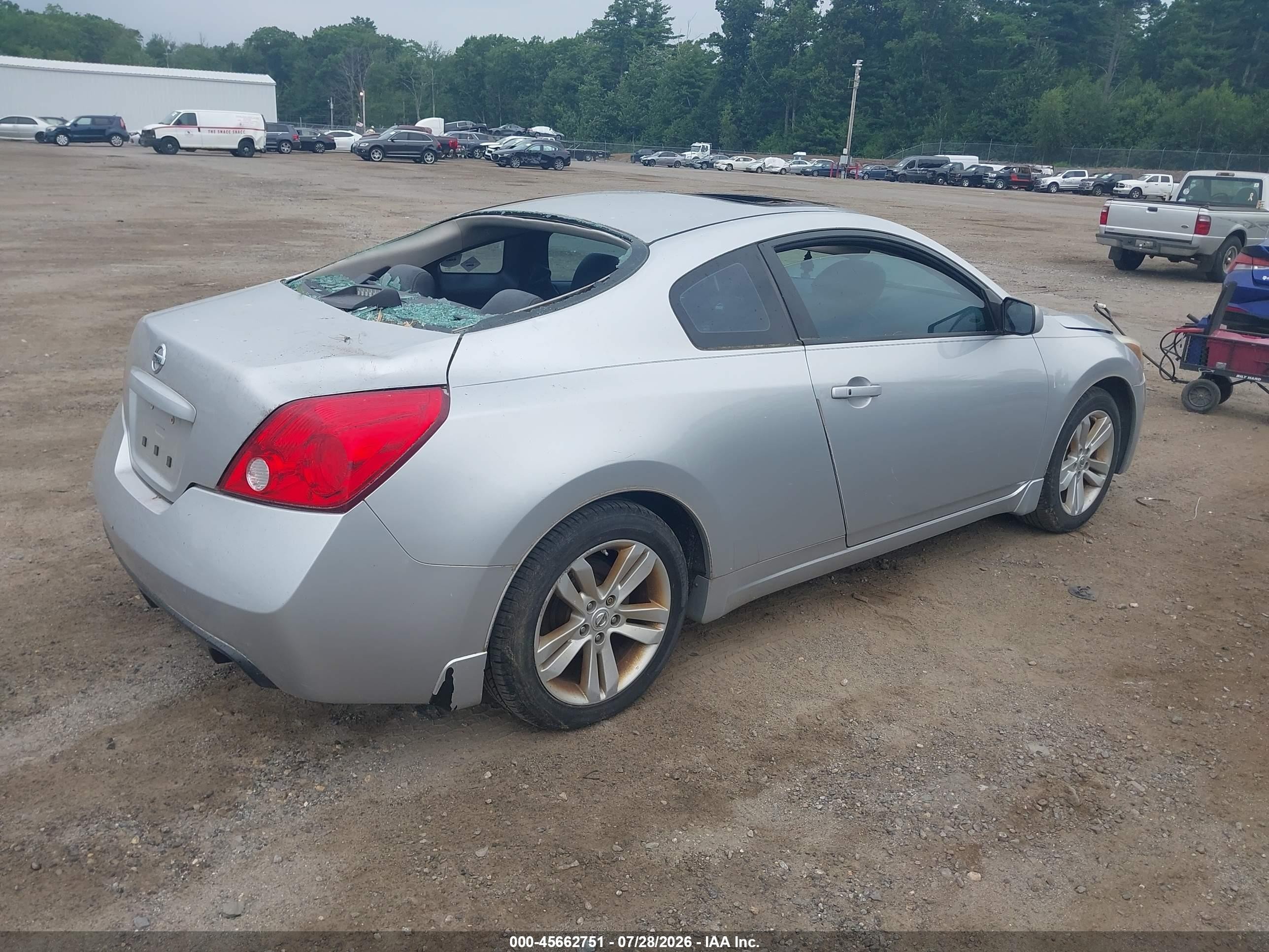 2010 Nissan Altima 2.5 S Silver vin: 1N4AL2EP1AC180897