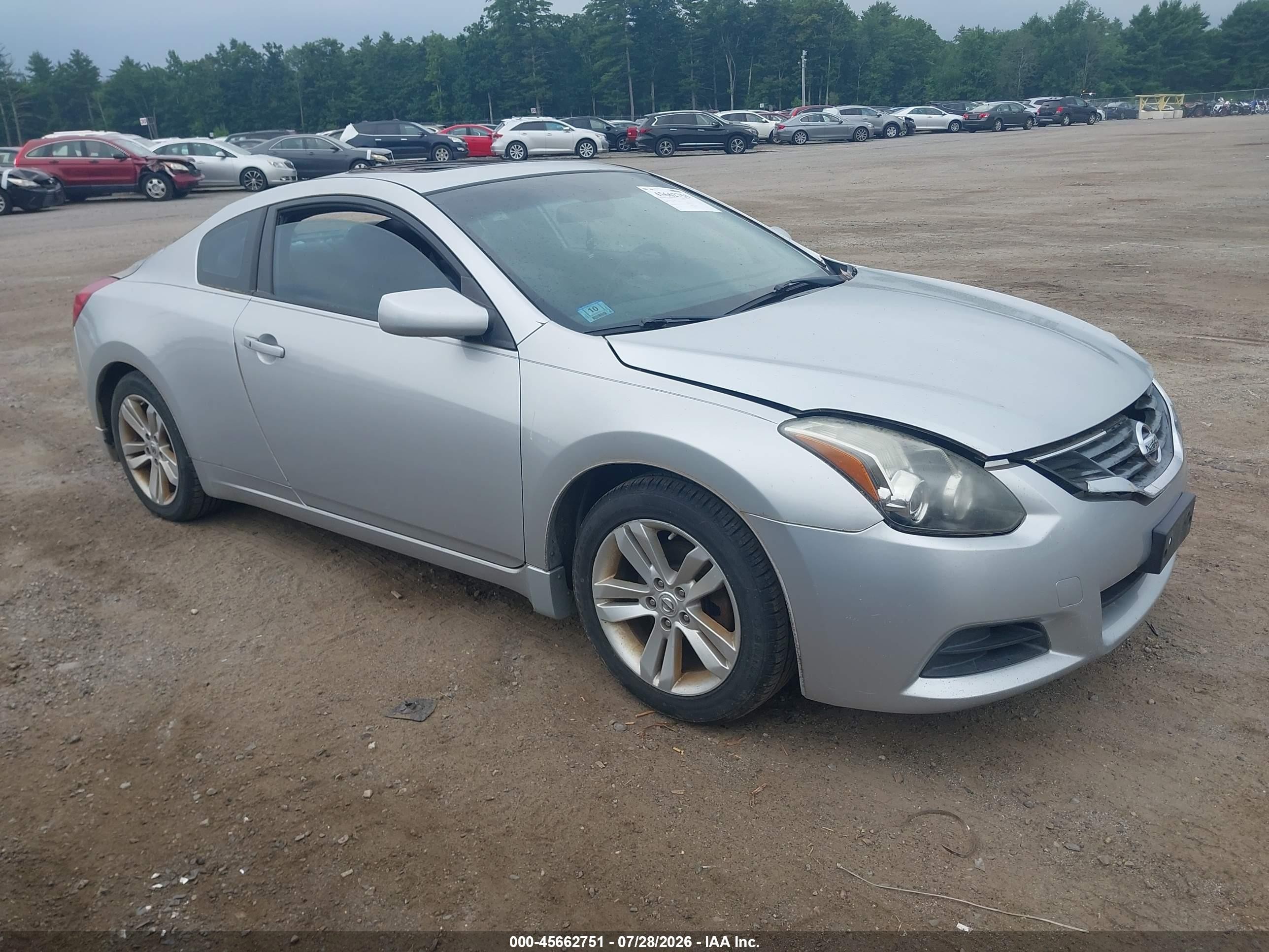 2010 Nissan Altima 2.5 S Silver vin: 1N4AL2EP1AC180897