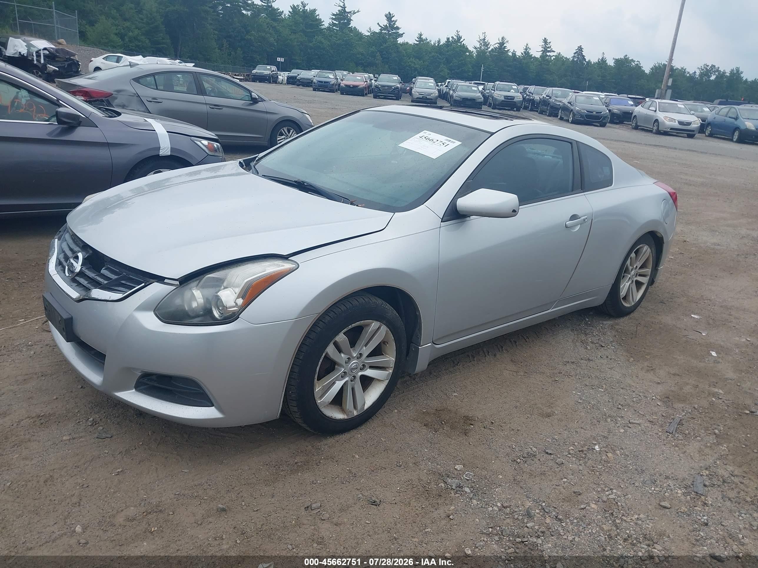 2010 Nissan Altima 2.5 S Silver vin: 1N4AL2EP1AC180897