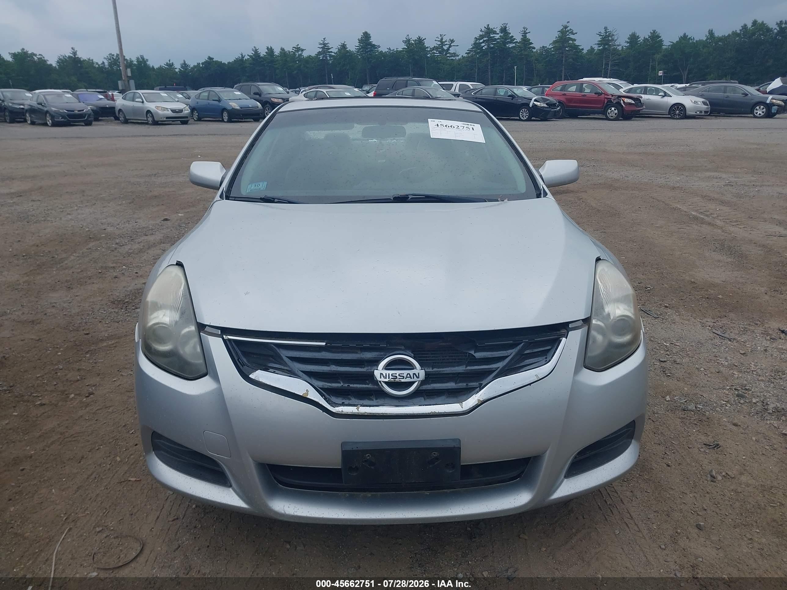 2010 Nissan Altima 2.5 S Silver vin: 1N4AL2EP1AC180897