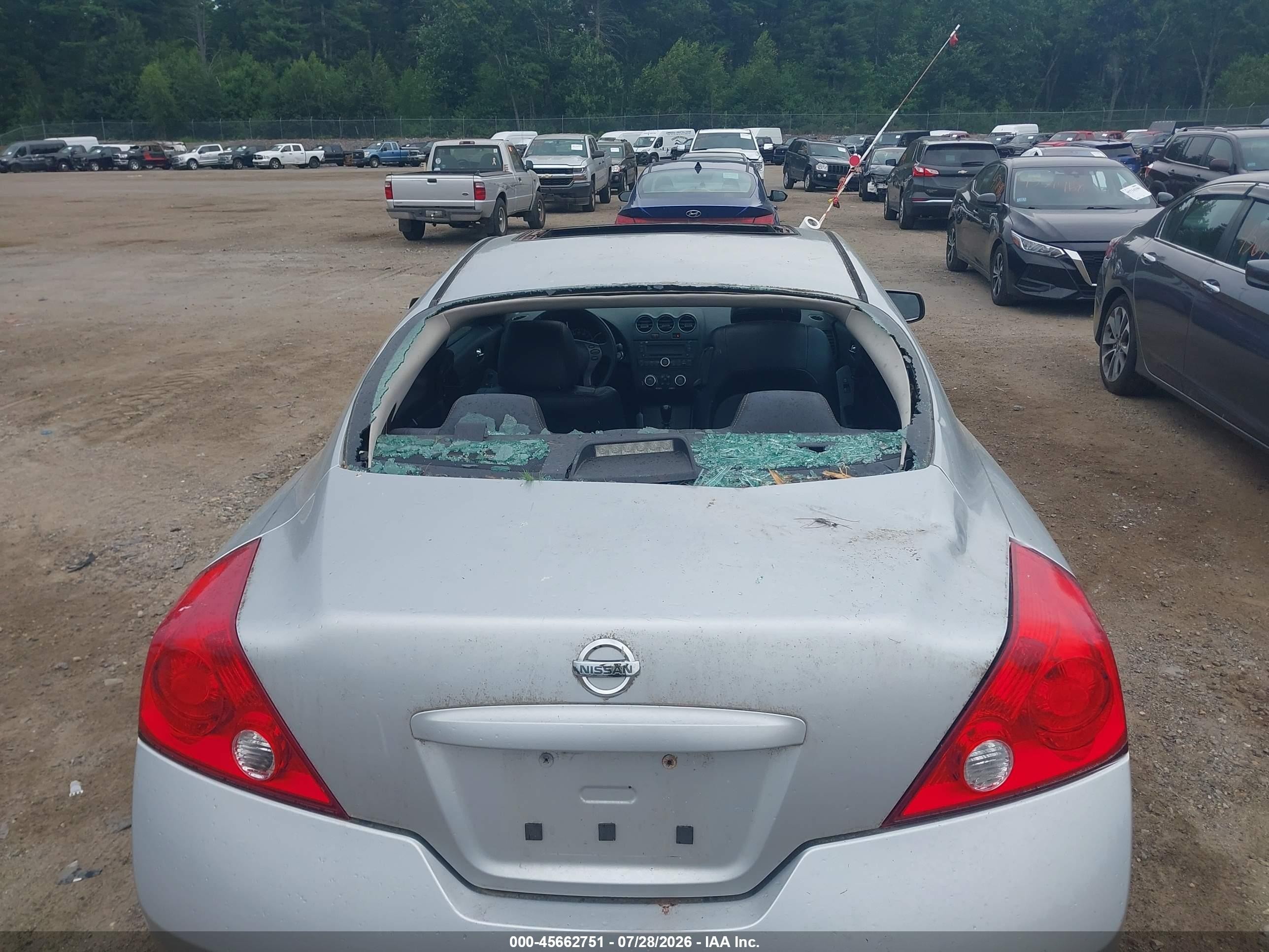 2010 Nissan Altima 2.5 S Silver vin: 1N4AL2EP1AC180897