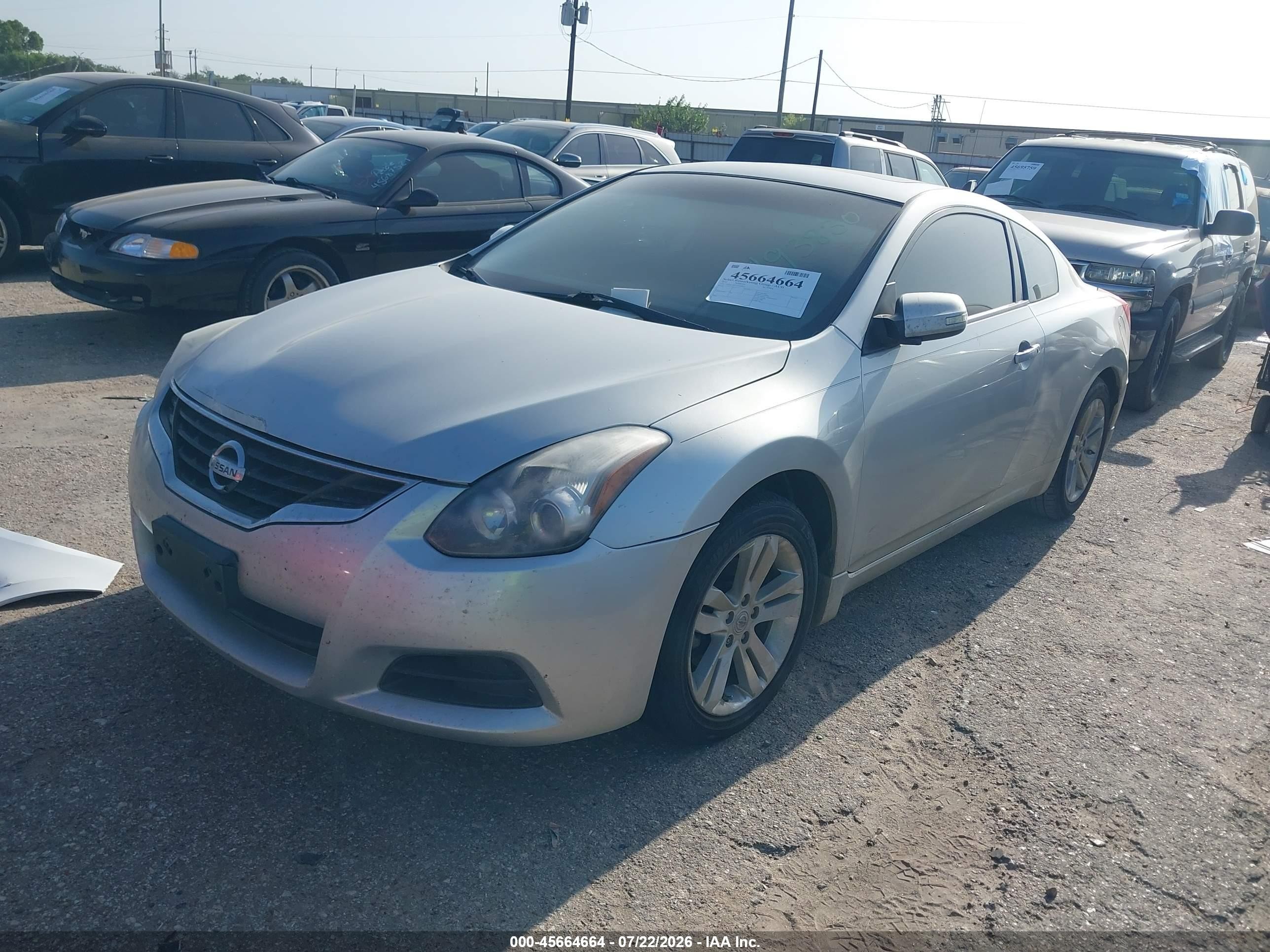 2010 Nissan Altima 2.5 S Silver vin: 1N4AL2EP1AC193830