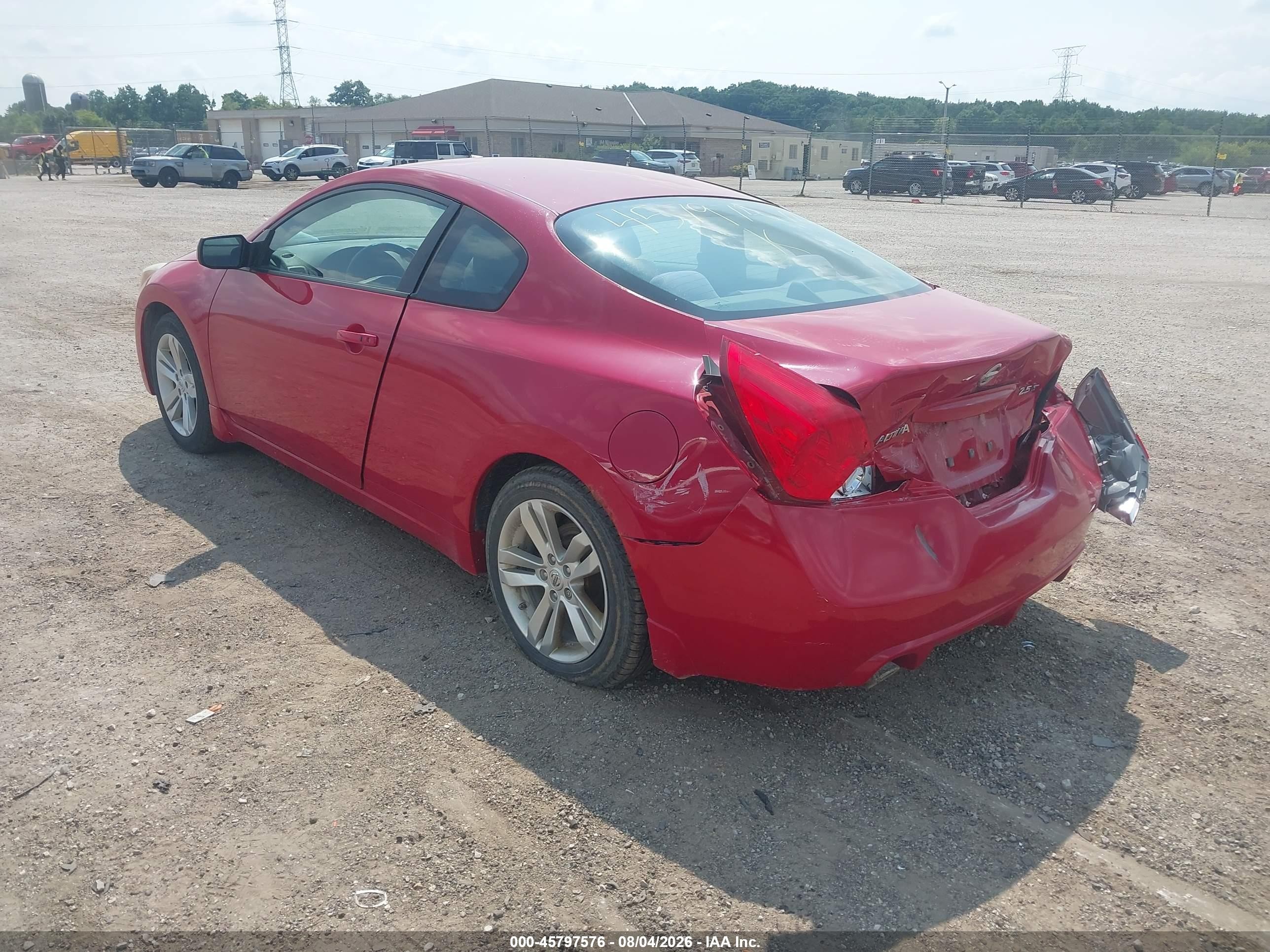 2012 Nissan Altima 2.5 S Red vin: 1N4AL2EP1CC182085