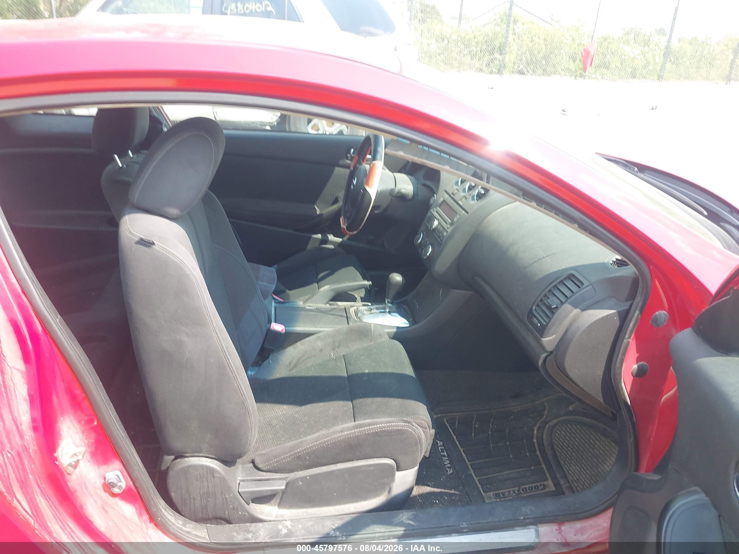 2012 Nissan Altima 2.5 S Red vin: 1N4AL2EP1CC182085