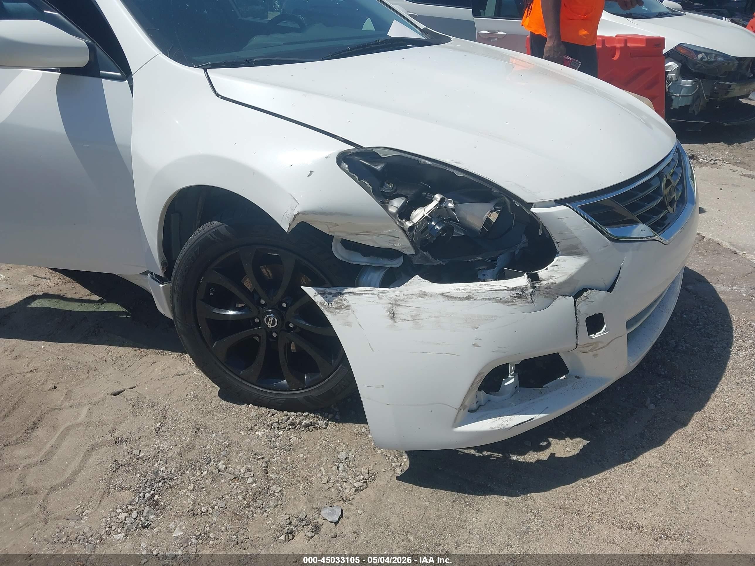2012 Nissan Altima 2.5 S White vin: 1N4AL2EP1CC226568