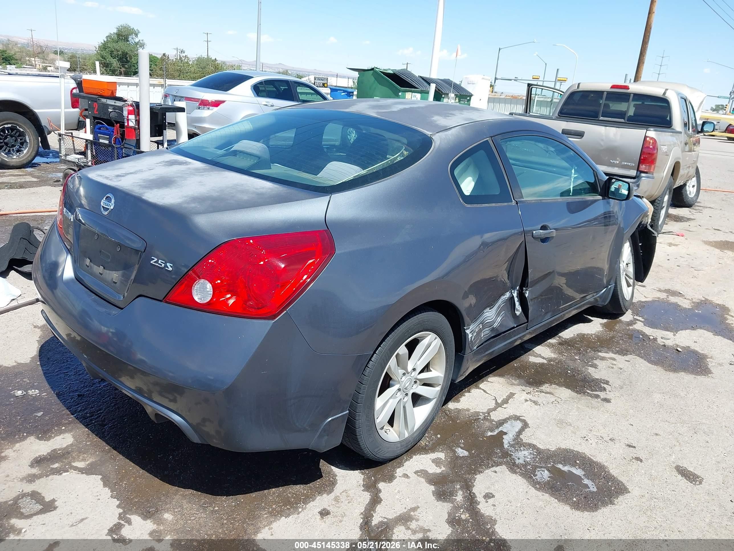 2010 Nissan Altima 2.5 S Gray vin: 1N4AL2EP2AC113404