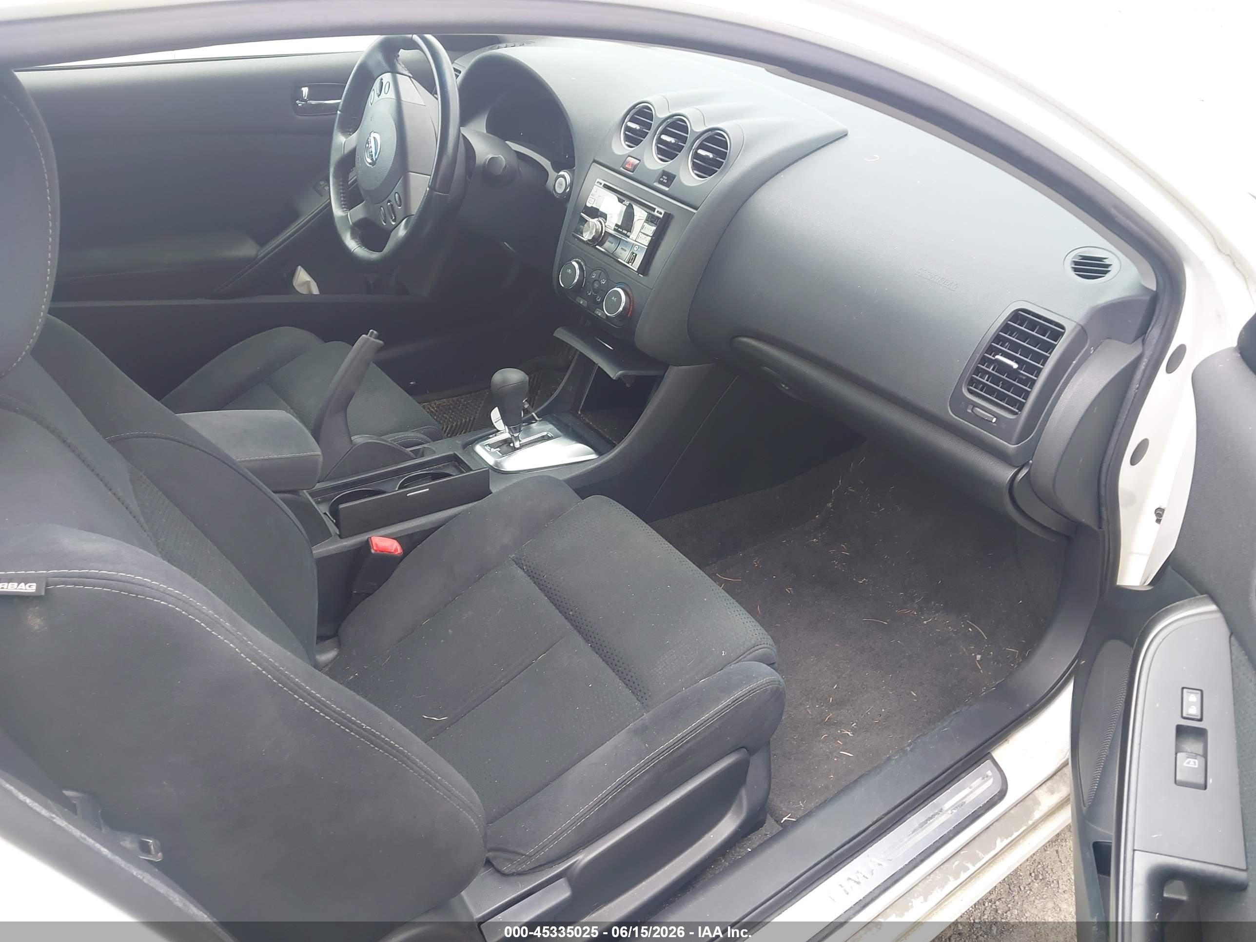 2010 Nissan Altima 2.5 S White vin: 1N4AL2EP2AC158259