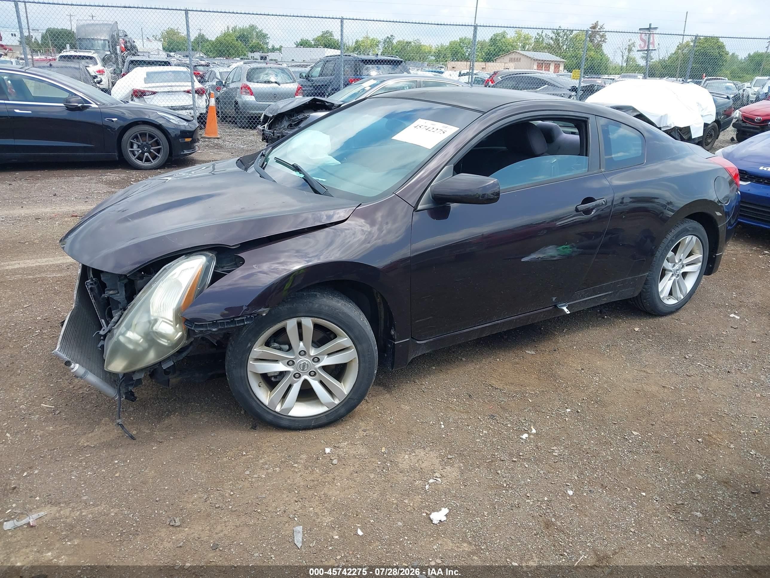 2010 Nissan Altima 2.5 S Purple vin: 1N4AL2EP2AC187292