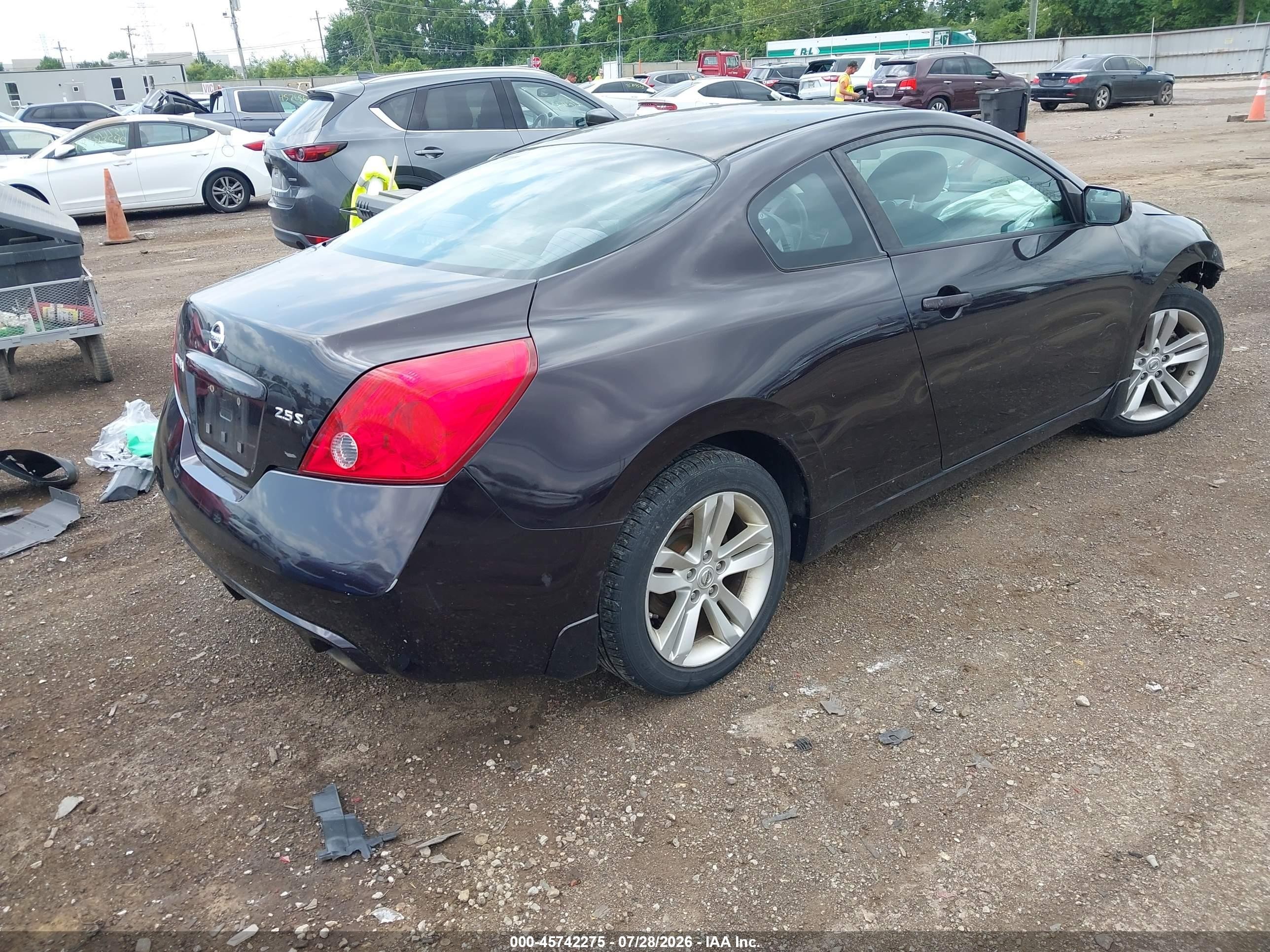 2010 Nissan Altima 2.5 S Purple vin: 1N4AL2EP2AC187292