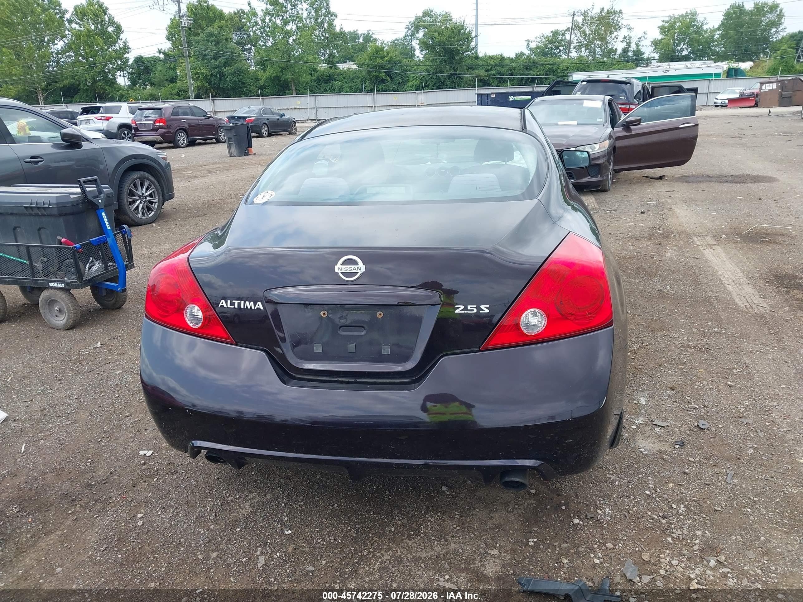 2010 Nissan Altima 2.5 S Purple vin: 1N4AL2EP2AC187292