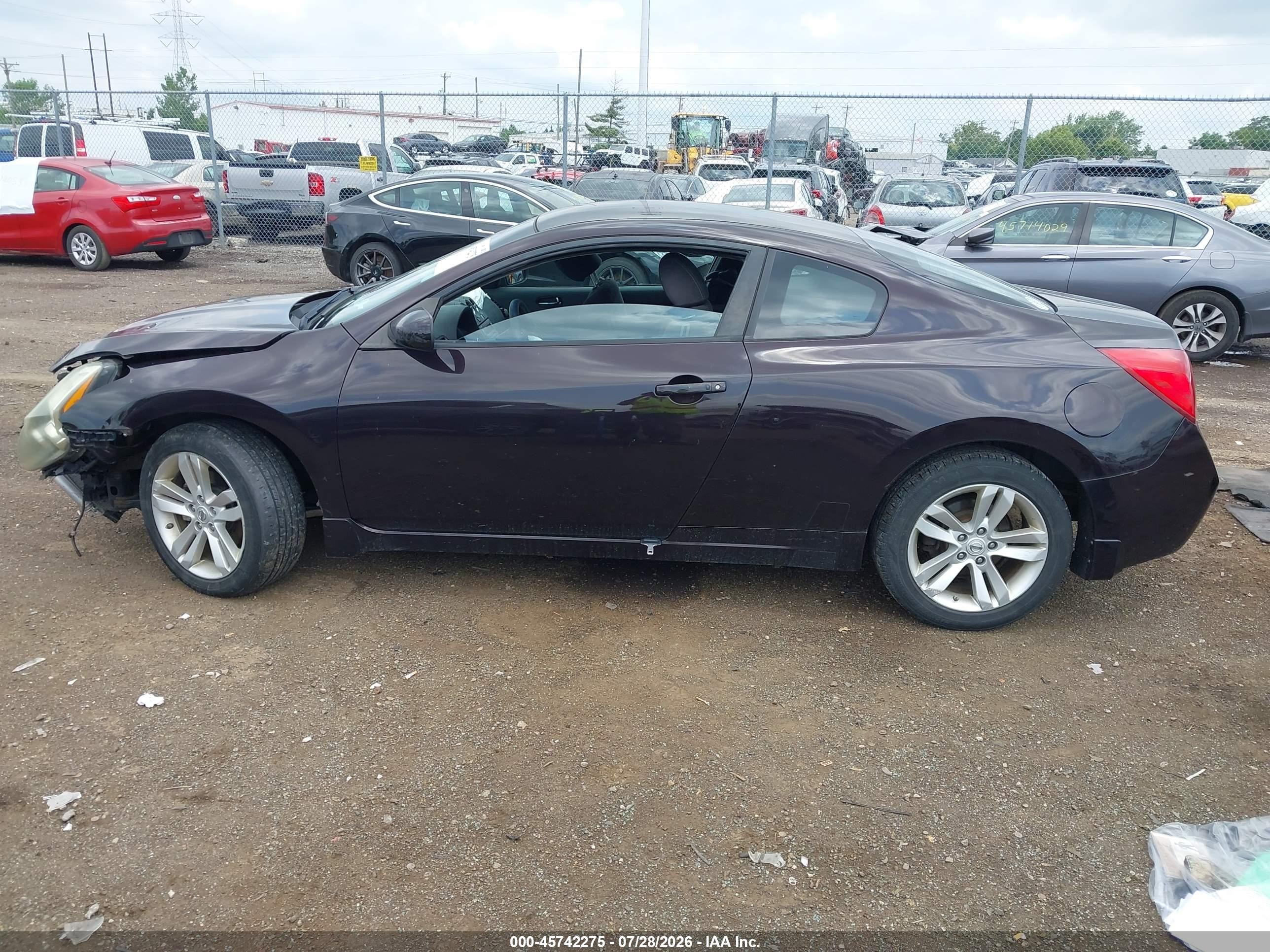 2010 Nissan Altima 2.5 S Purple vin: 1N4AL2EP2AC187292