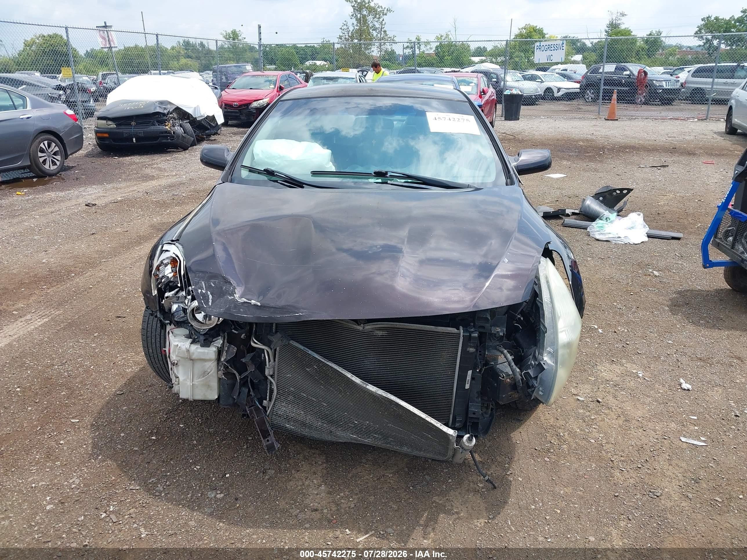 2010 Nissan Altima 2.5 S Purple vin: 1N4AL2EP2AC187292