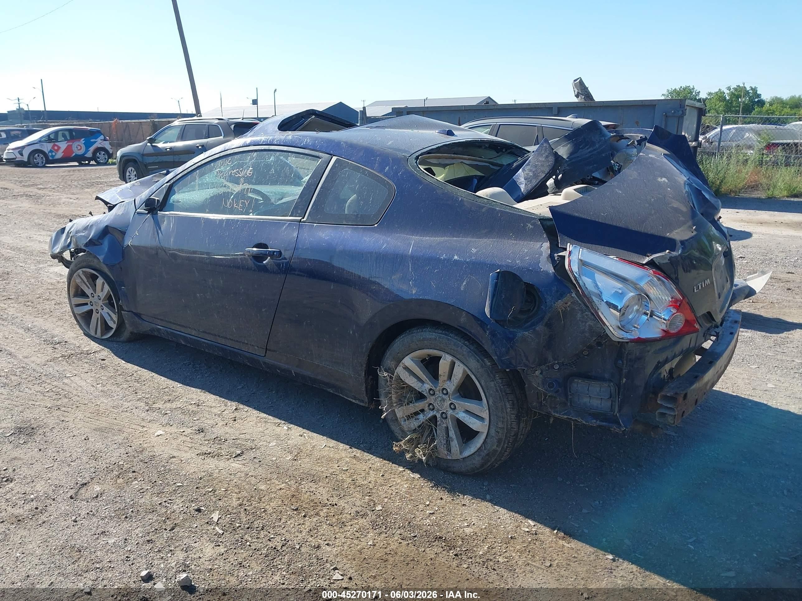 2011 Nissan Altima 2.5 S Синий vin: 1N4AL2EP2BC109452