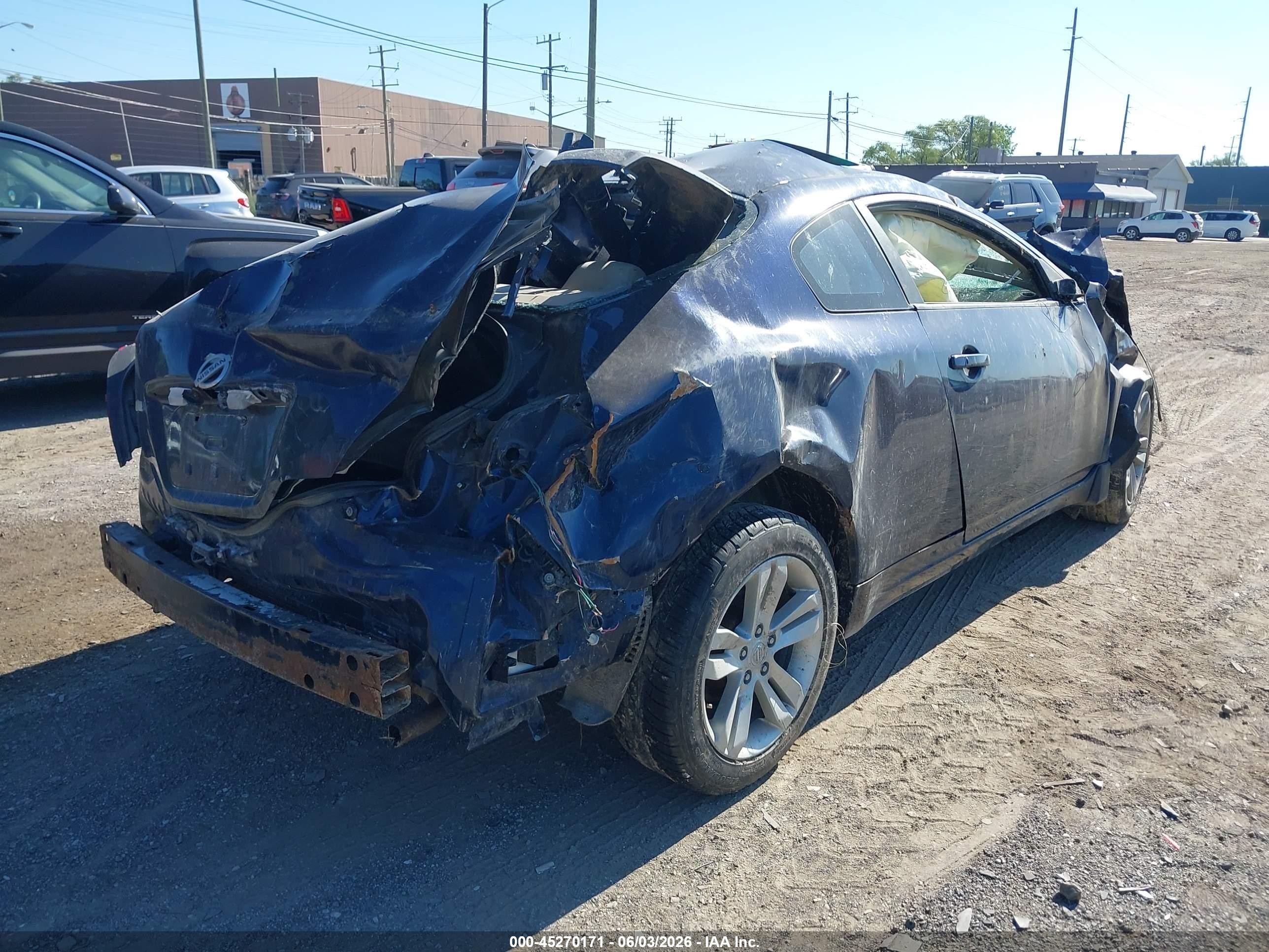 2011 Nissan Altima 2.5 S Синий vin: 1N4AL2EP2BC109452