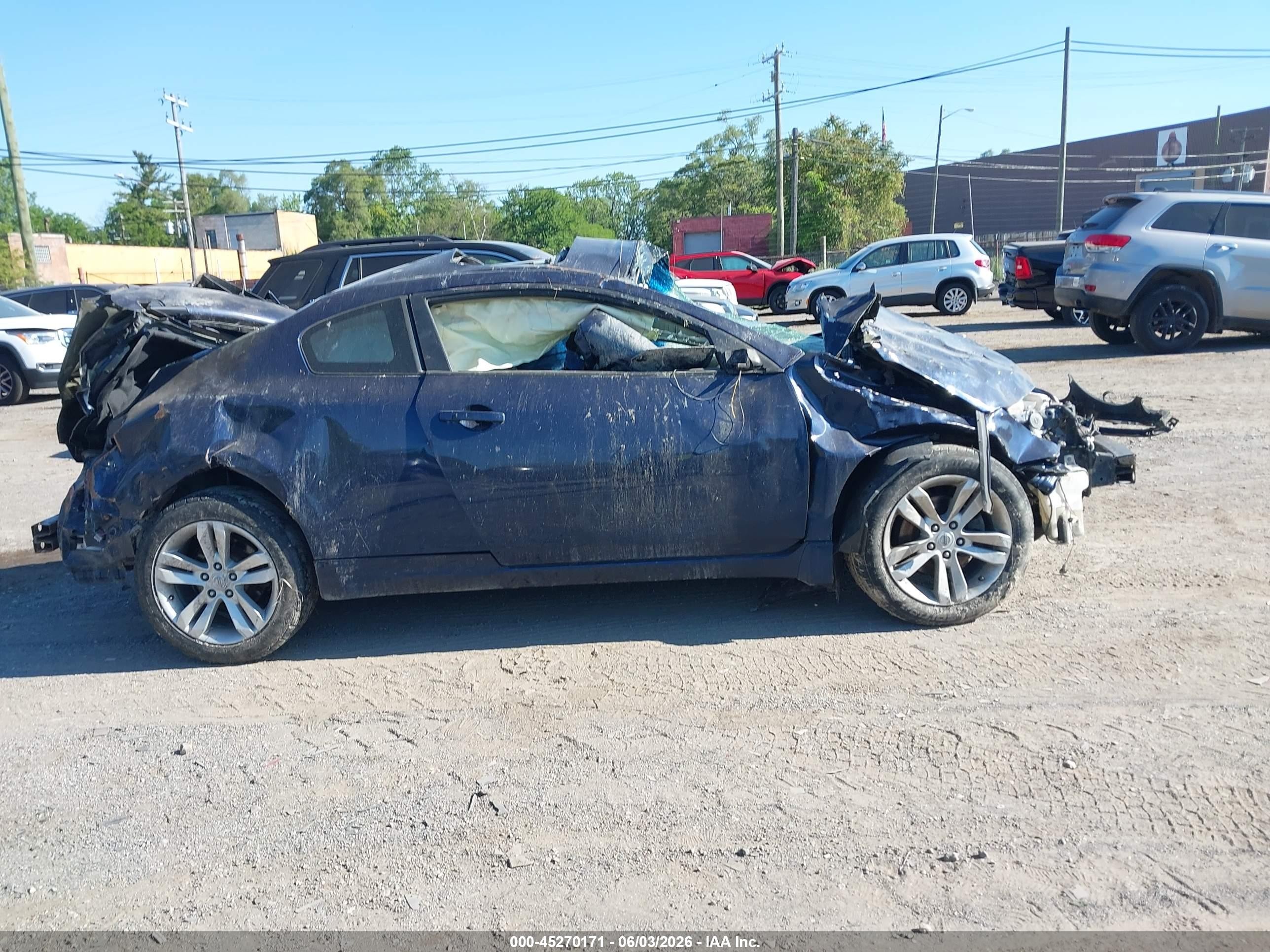 2011 Nissan Altima 2.5 S Синий vin: 1N4AL2EP2BC109452