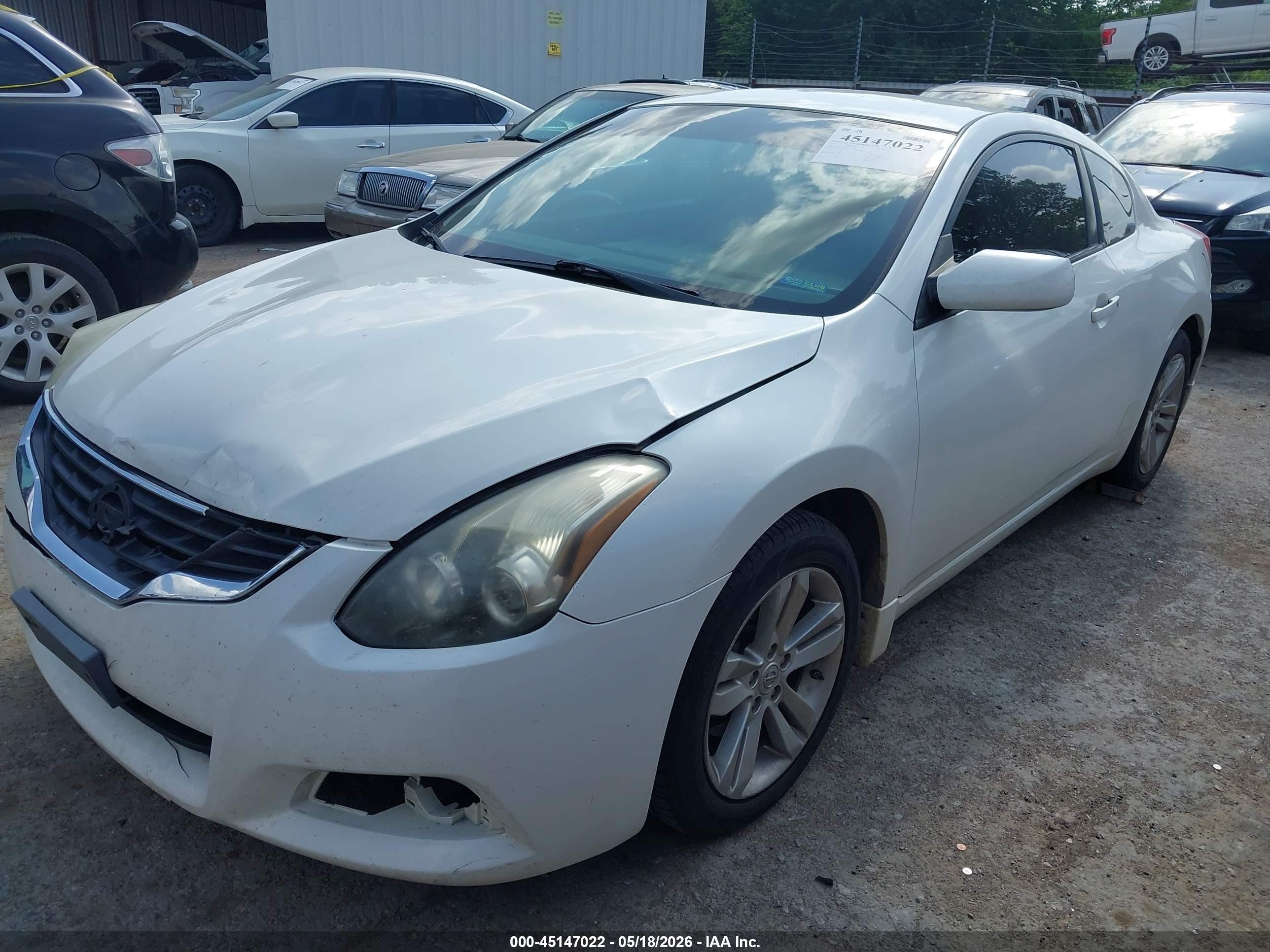 2011 Nissan Altima 2.5 S White vin: 1N4AL2EP2BC143276