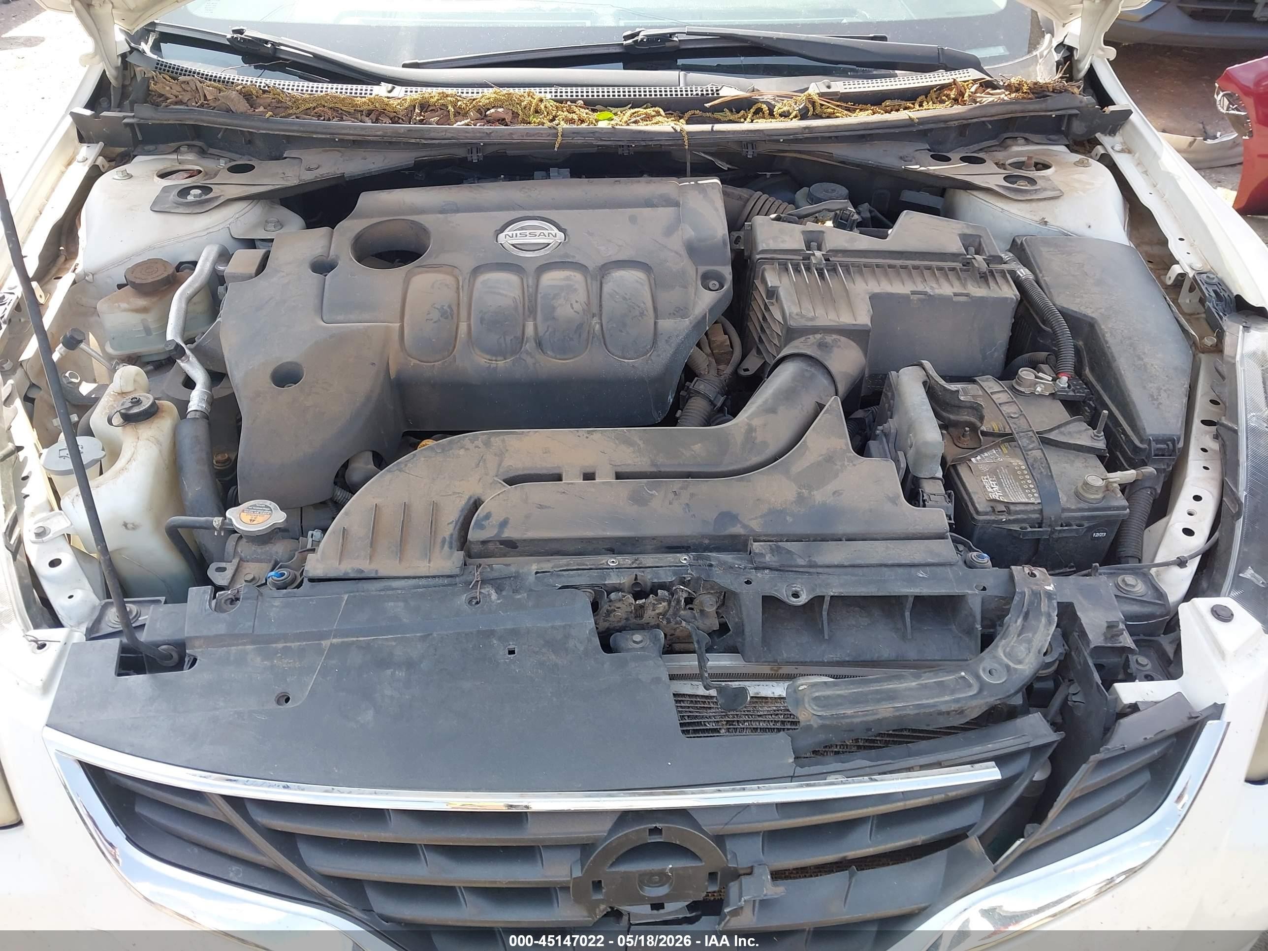 2011 Nissan Altima 2.5 S White vin: 1N4AL2EP2BC143276