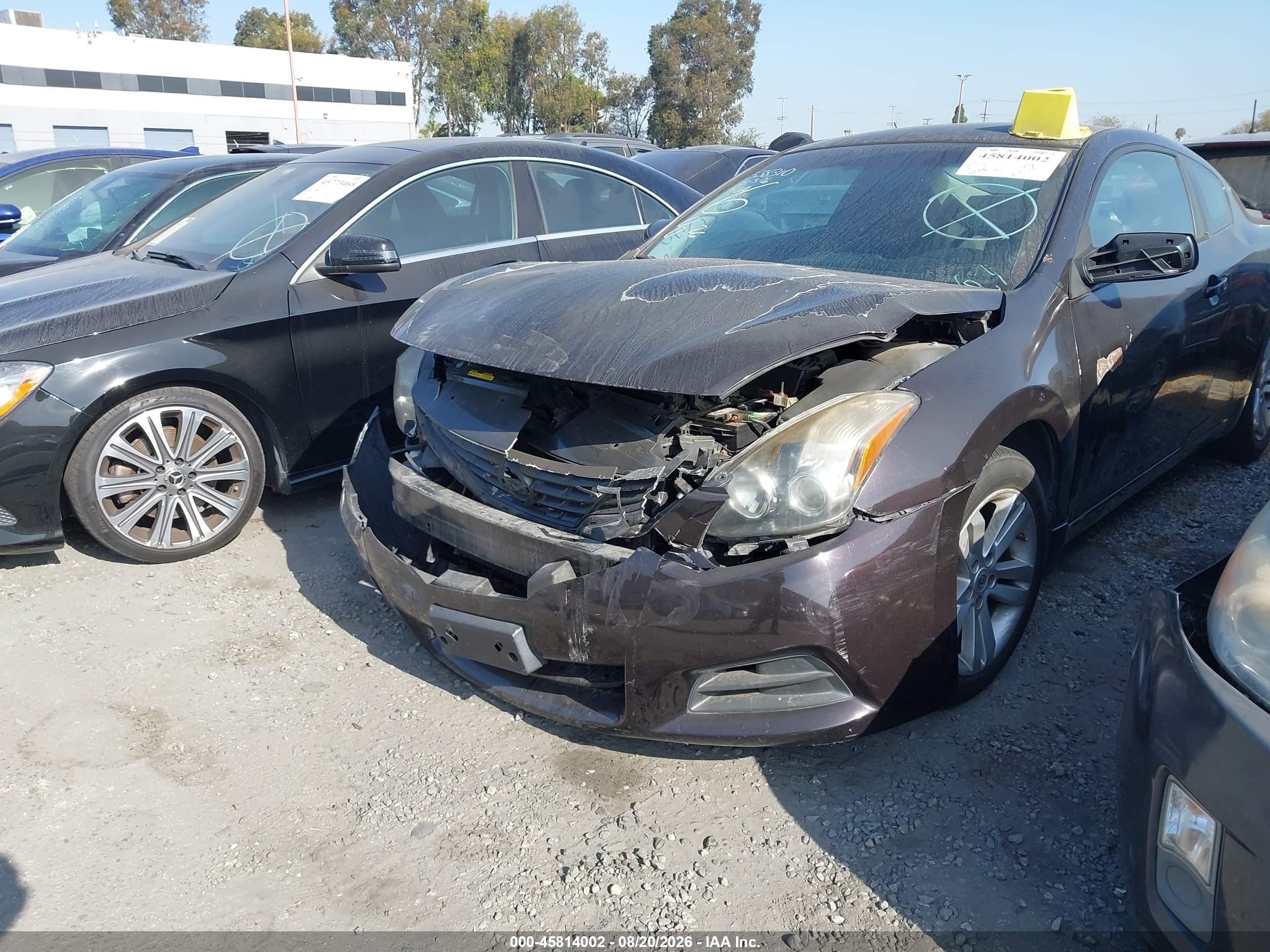2011 Nissan Altima 2.5 S Black vin: 1N4AL2EP2BC170638