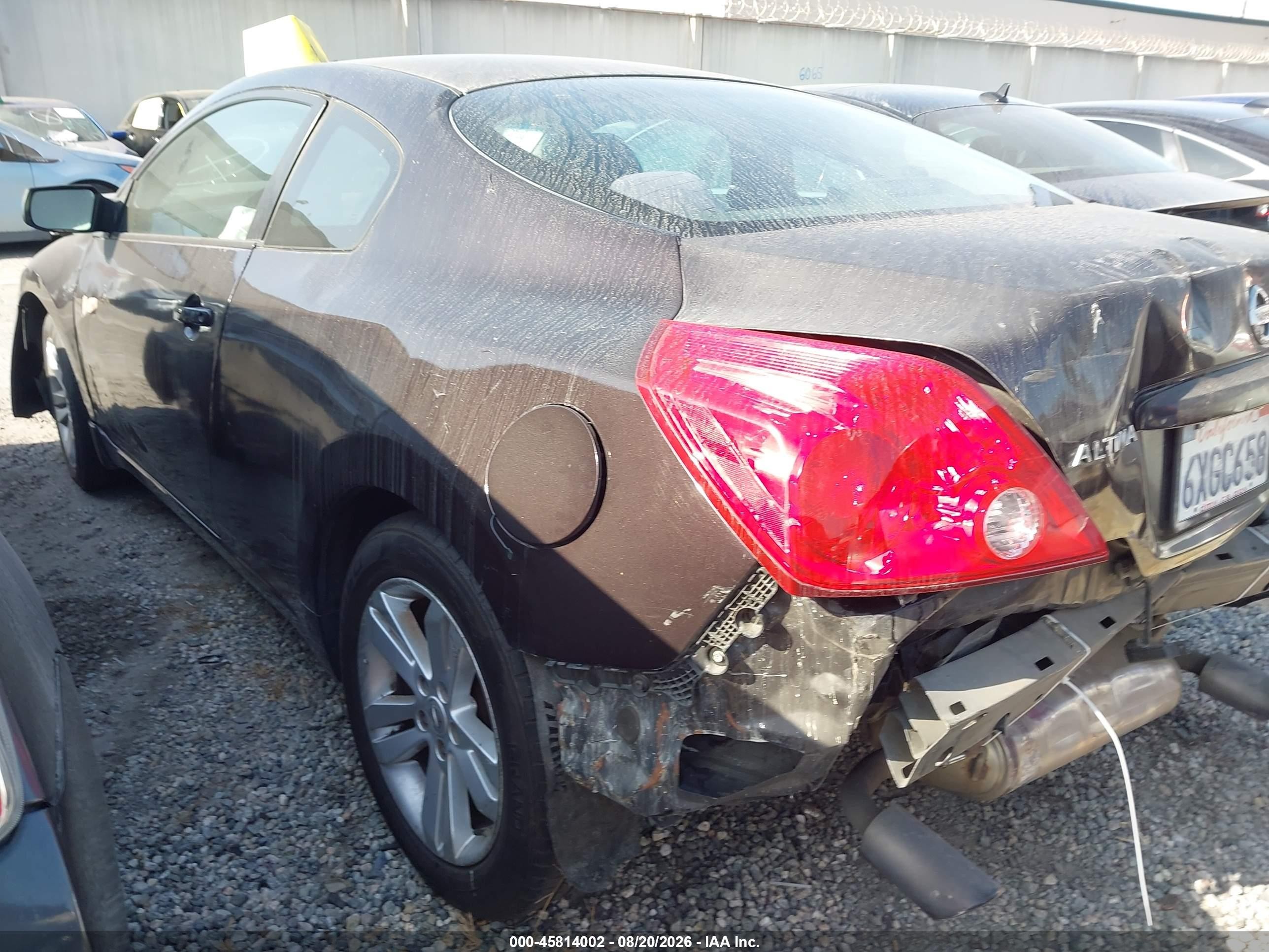 2011 Nissan Altima 2.5 S Black vin: 1N4AL2EP2BC170638