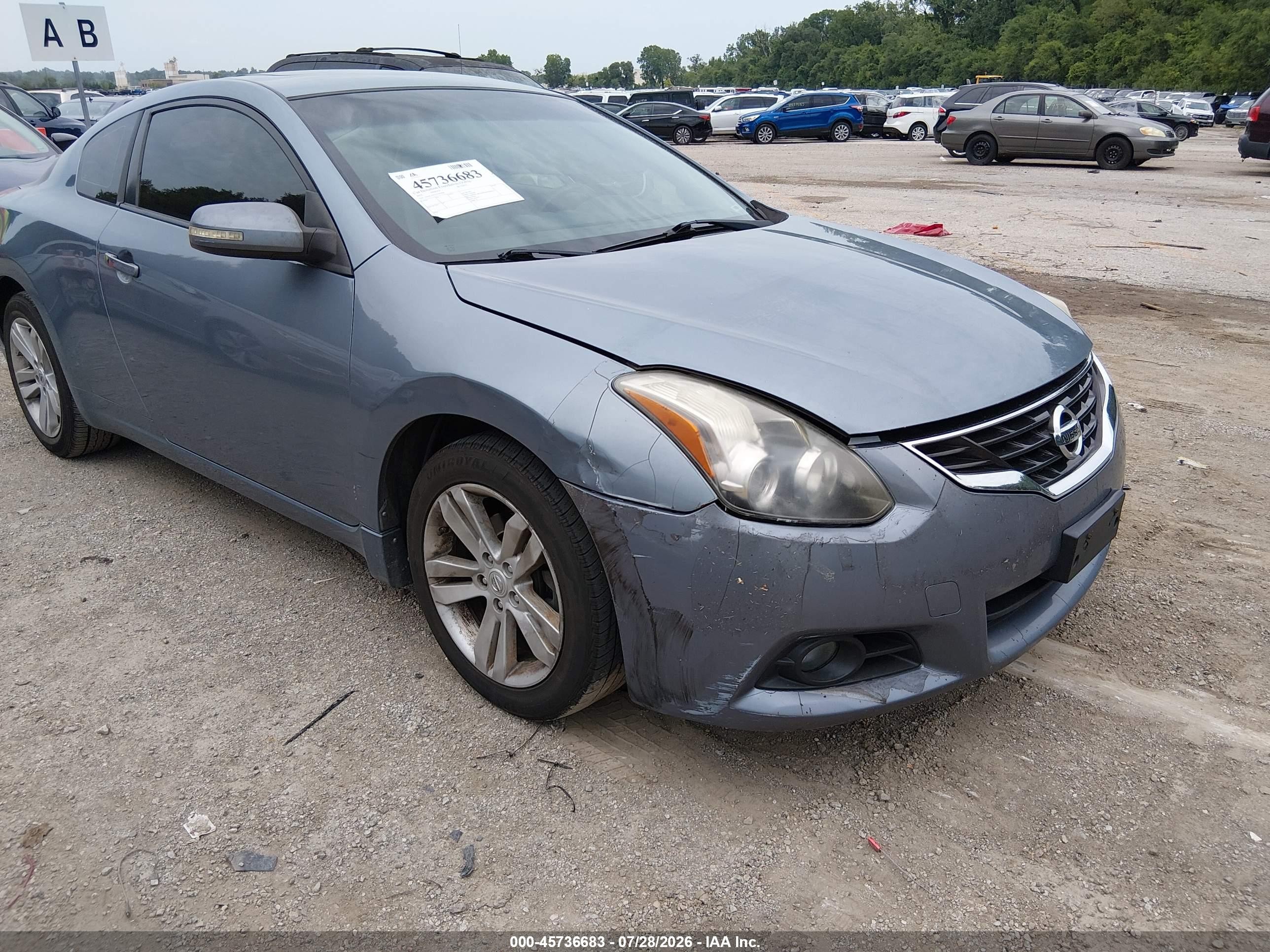 2012 Nissan Altima 2.5 S Black vin: 1N4AL2EP2CC102504