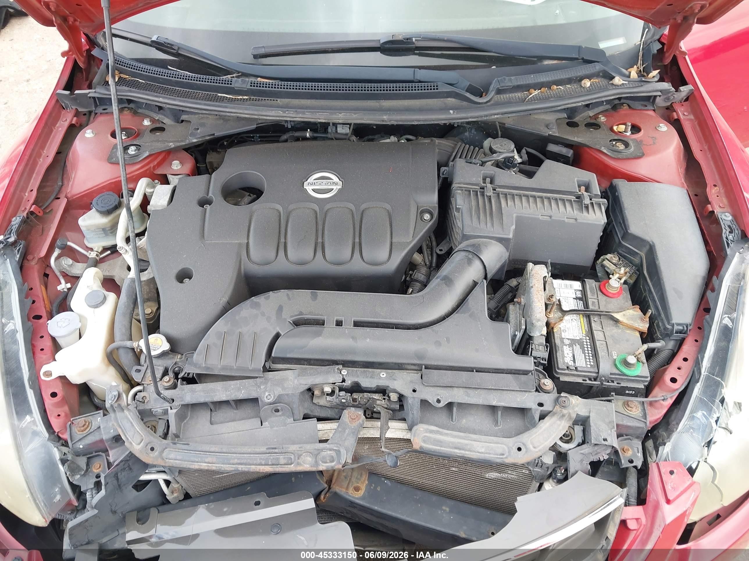 2012 Nissan Altima 2.5 S Red vin: 1N4AL2EP2CC120095