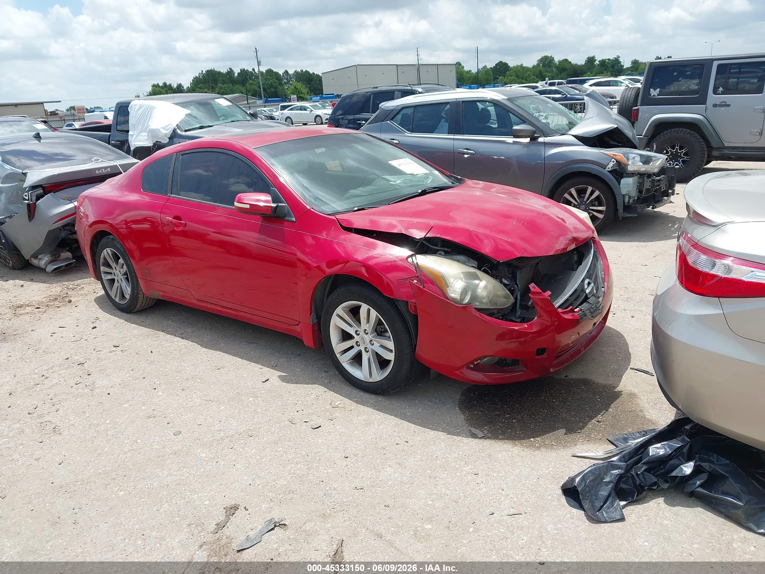 2012 Nissan Altima 2.5 S Red vin: 1N4AL2EP2CC120095