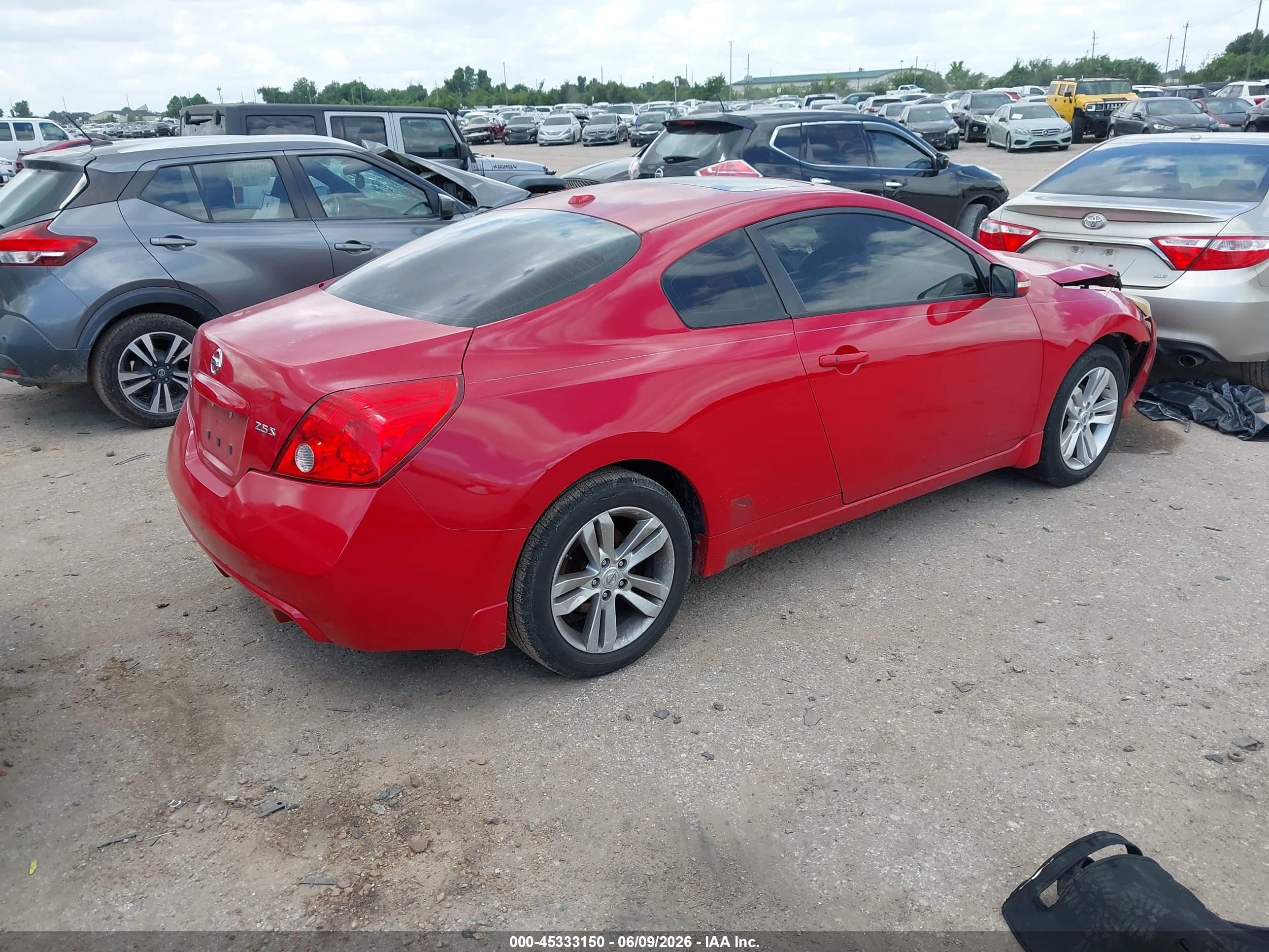 2012 Nissan Altima 2.5 S Red vin: 1N4AL2EP2CC120095