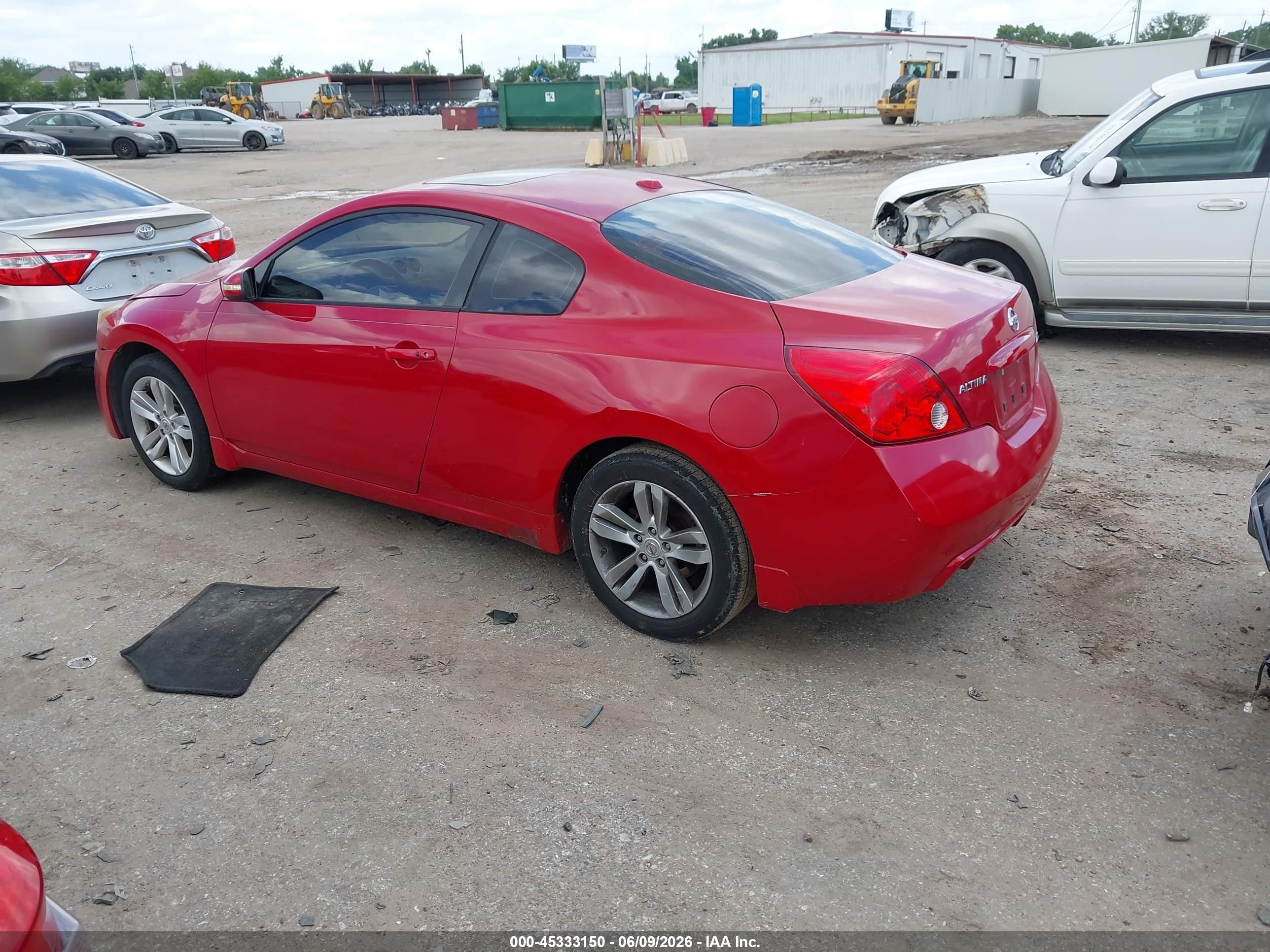 2012 Nissan Altima 2.5 S Red vin: 1N4AL2EP2CC120095