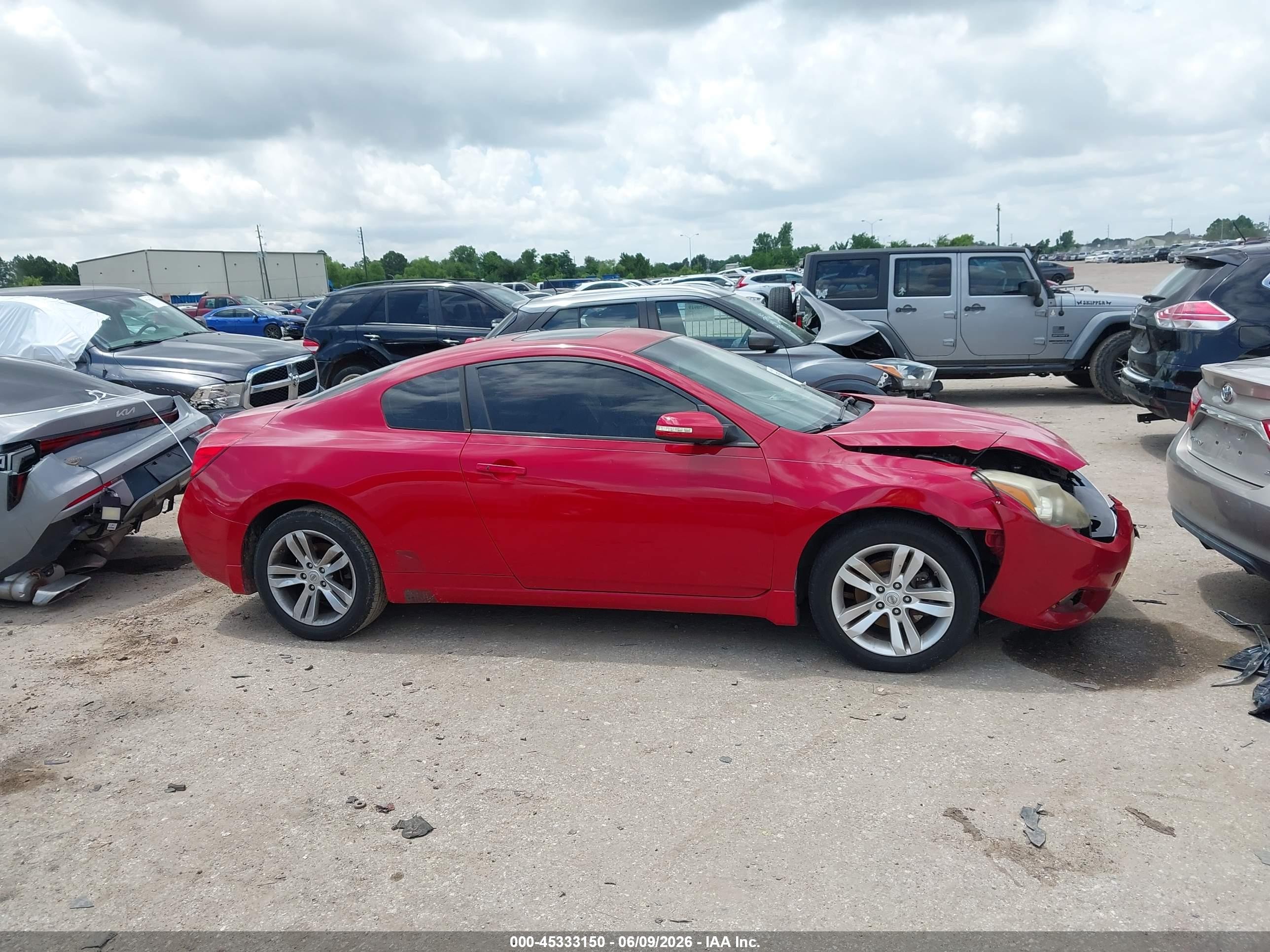 2012 Nissan Altima 2.5 S Red vin: 1N4AL2EP2CC120095